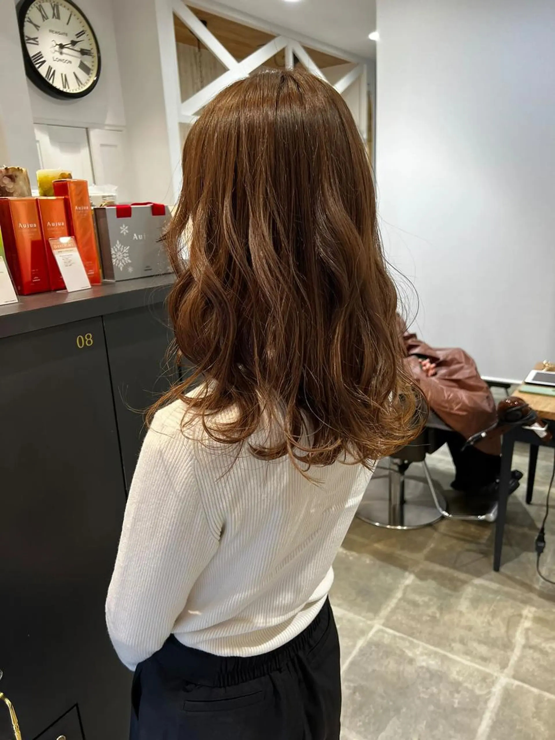 ロング カラー 葵/レイヤーカット/ 韓国風/透明感カラーのヘアスタイル