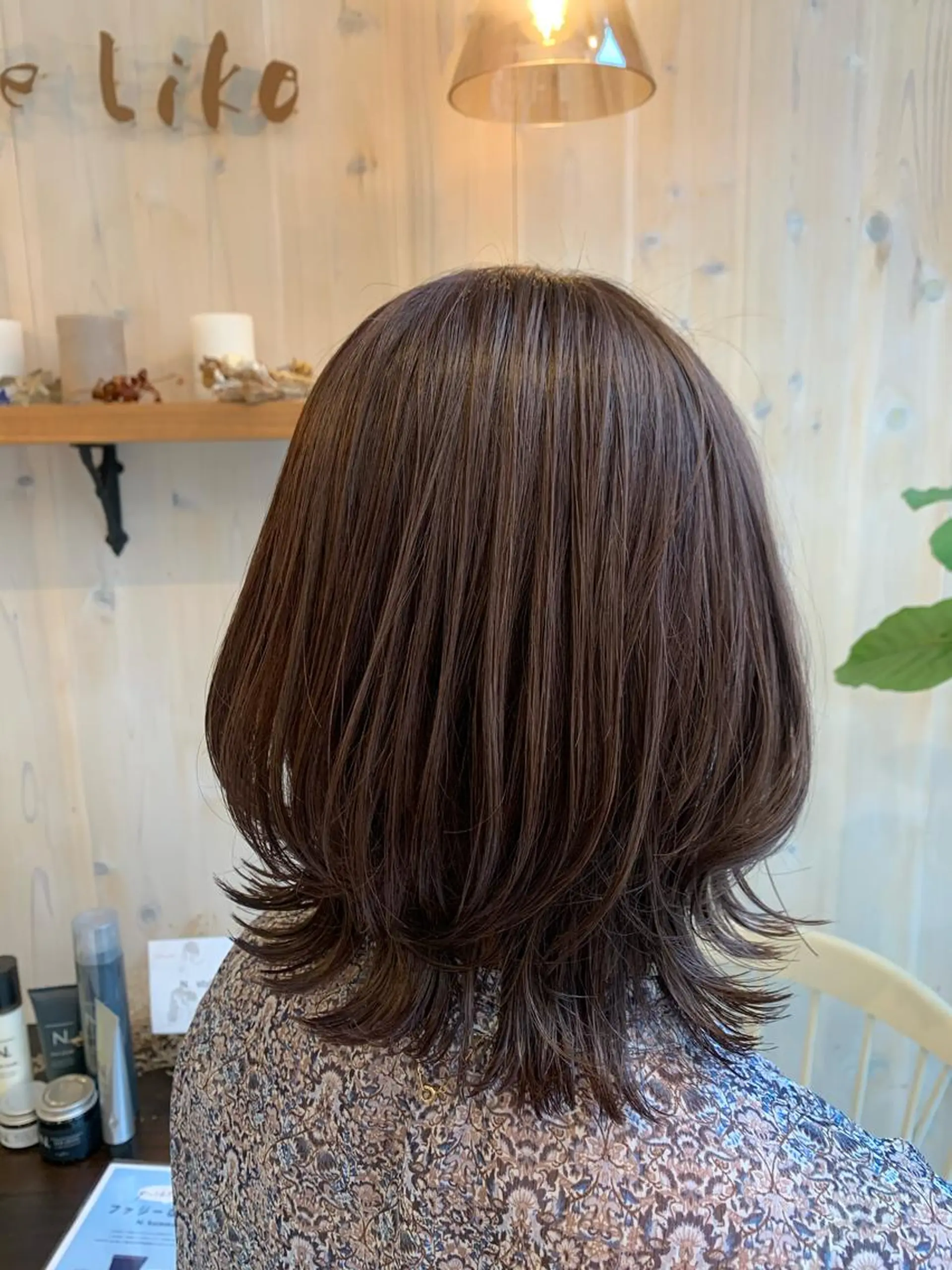 ミディアム アッシュ ウルフカット カット ヘアカラー アニメオタク美容師✂ miharuのヘアスタイル