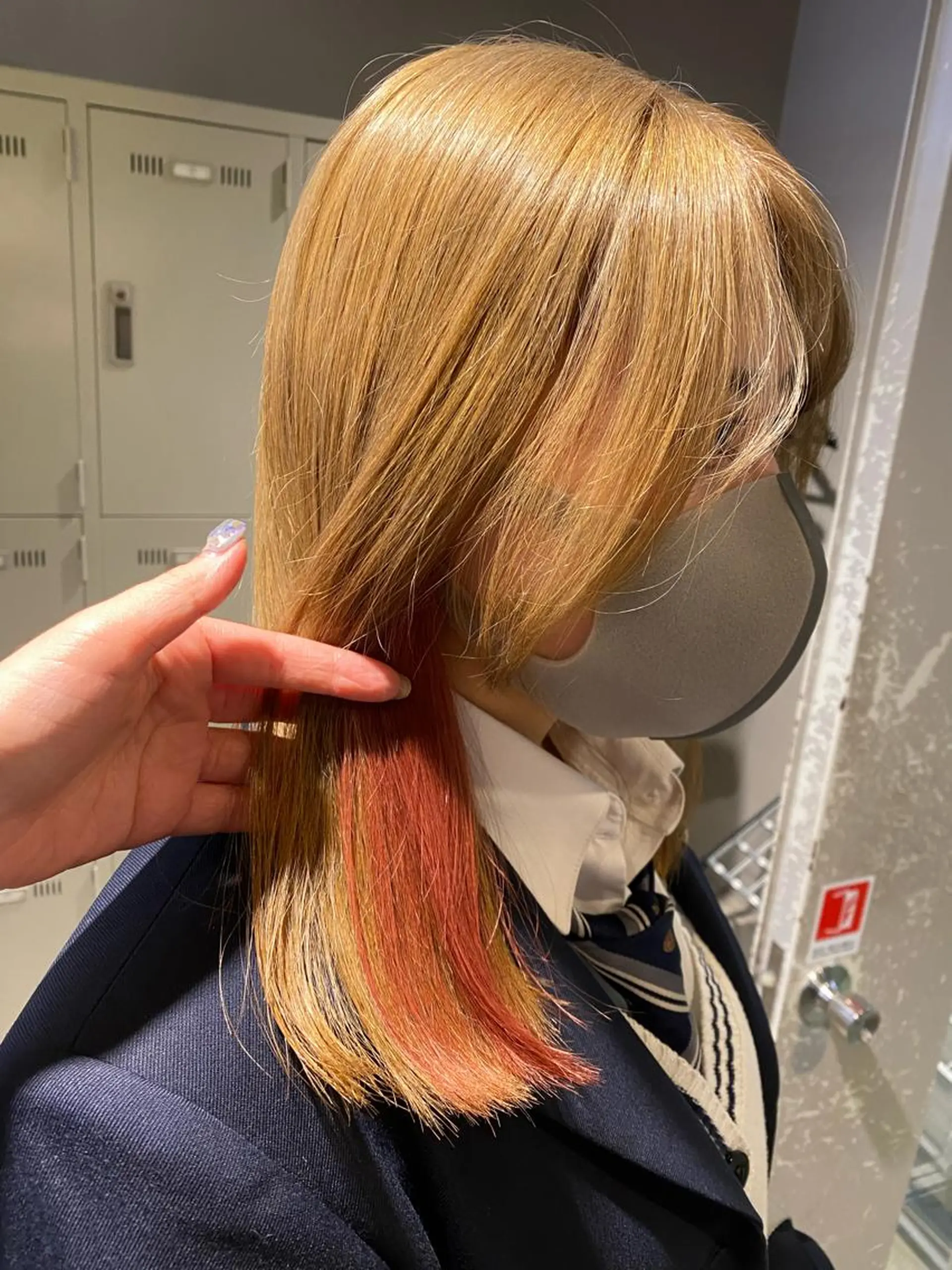 セミロング カラー ダブルカラー/ 横浜/JURIのヘアスタイル