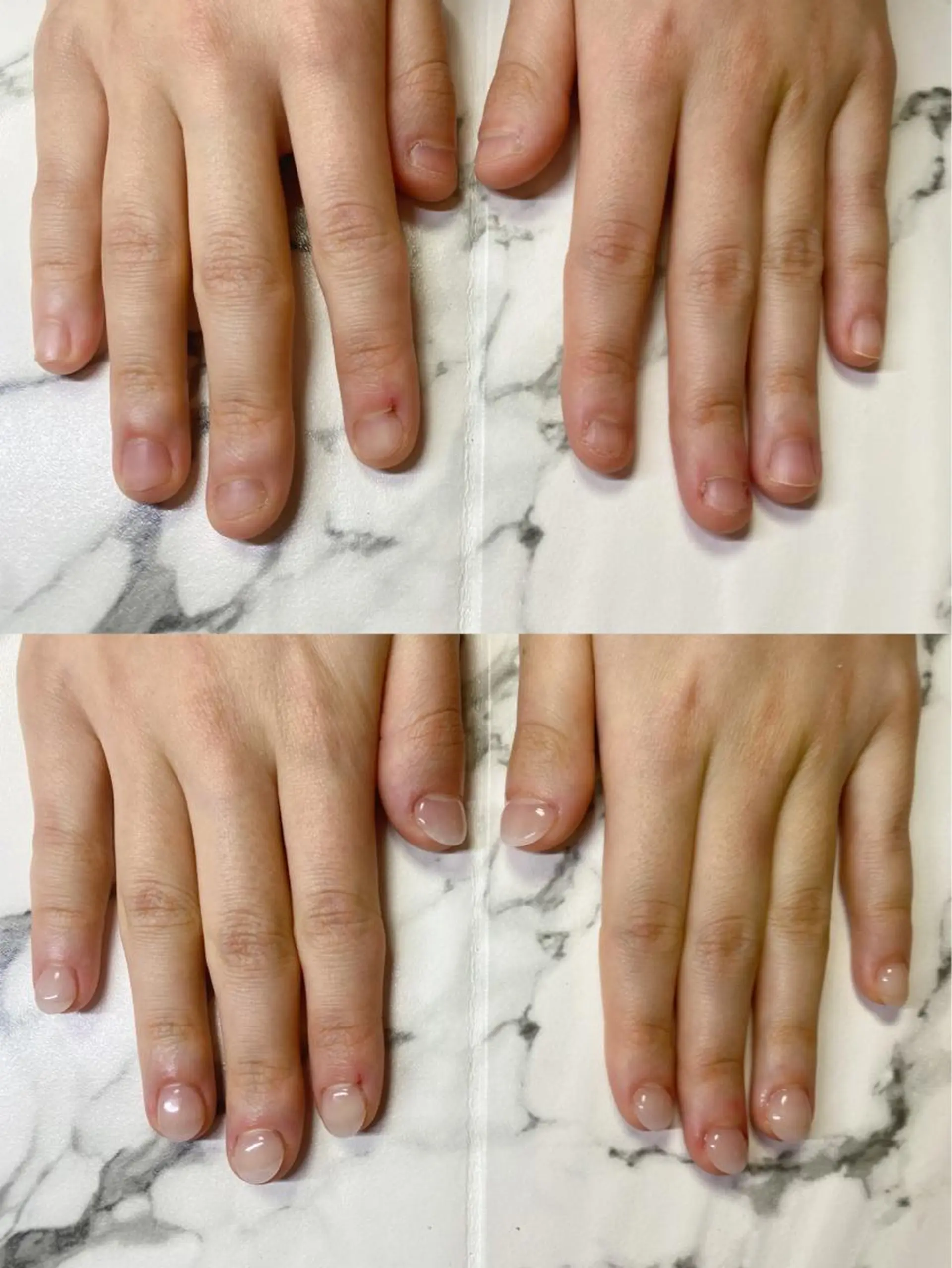 ロング カラー ネイル Q Free nailsのネイルデザイン