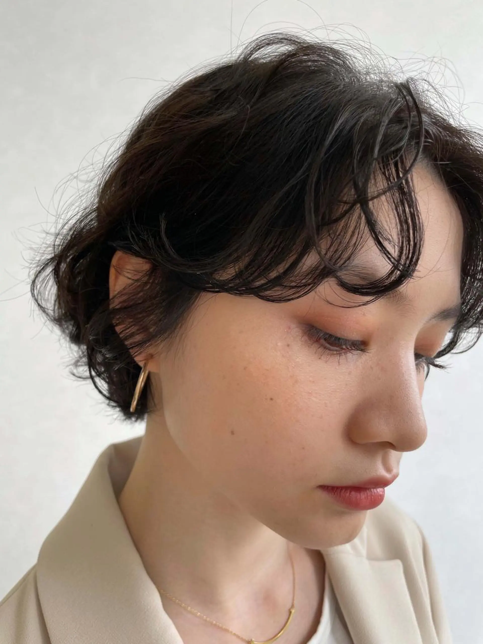 ショート パーマ 原宿美容室Cura所属・パーマ美容師🌈中村 絢美のヘアスタイル