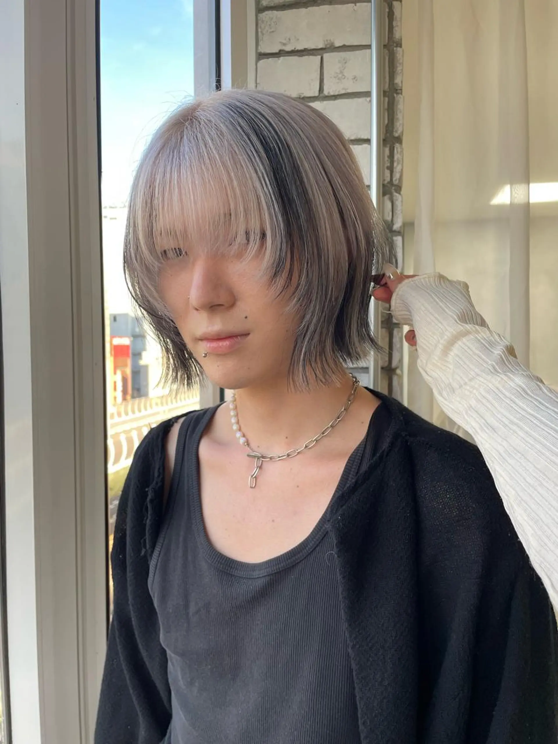 ミディアム カラー メンズ ヘアカラー 大阪韓国ヘア 🦋RINKAのヘアスタイル