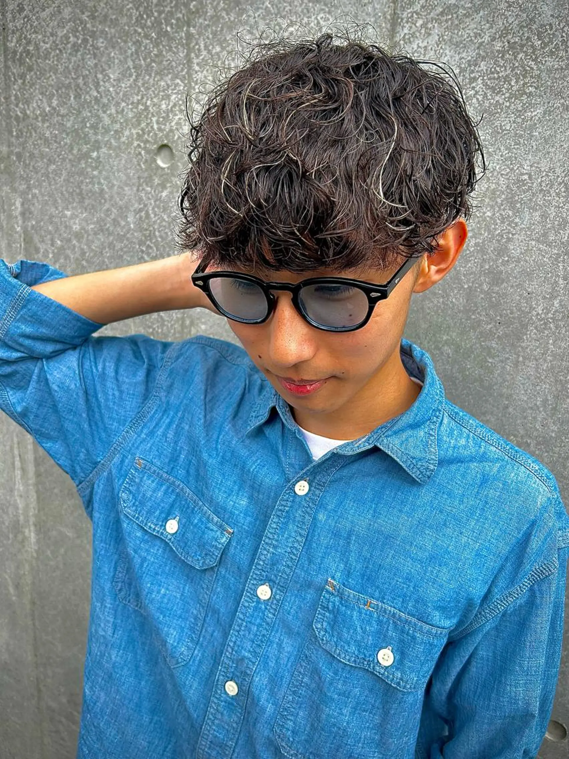 パーマ メンズ メンズパーマ スパイラルパーマ men's salon SOL所属・TAIYO帯広/ メンズパーマ/波巻きのヘアスタイル