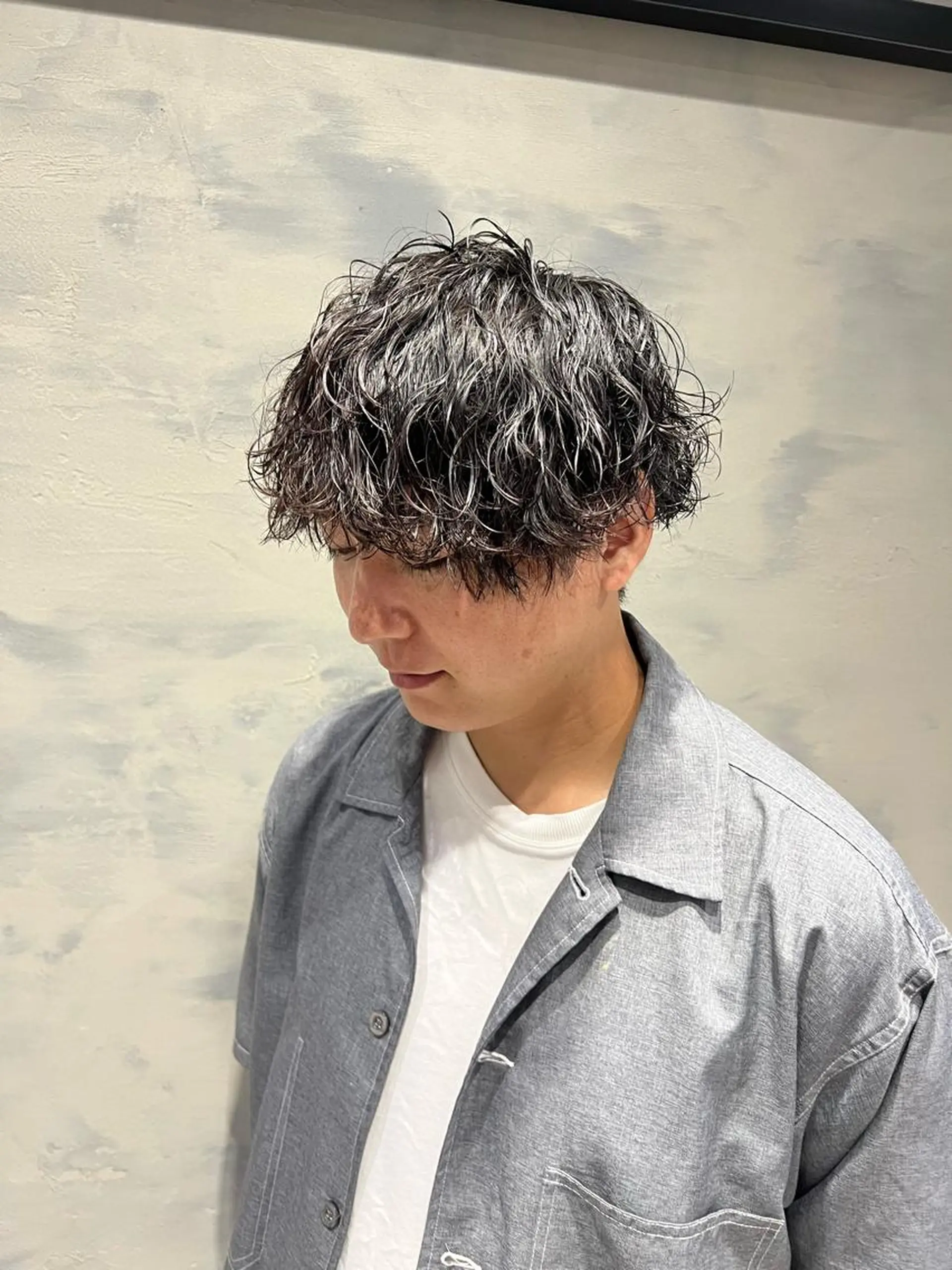 ショート カット パーマ バレイヤージュ職人 🔥代表YU-SHIのヘアスタイル