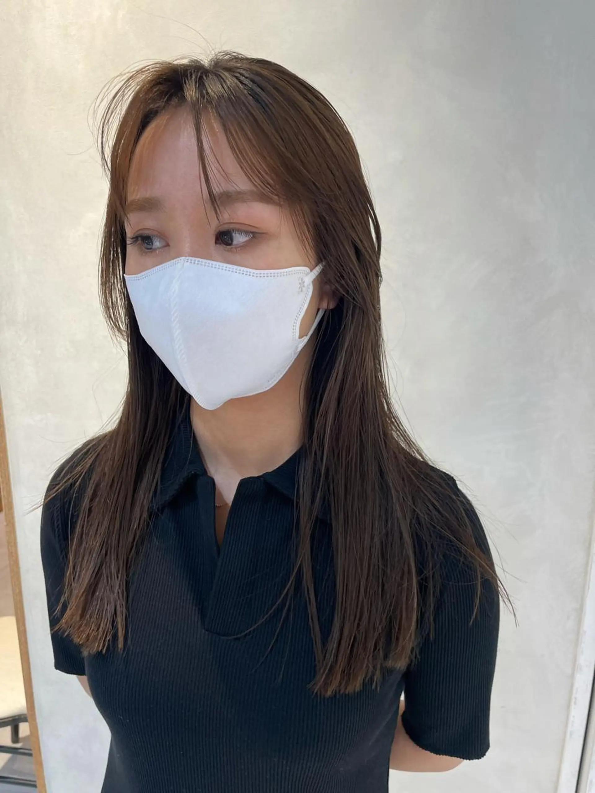 ロング カラー ロングレイヤー 透明感カラー 顔まわりレイヤー レイヤーカット ロング 若林 良のヘアスタイル