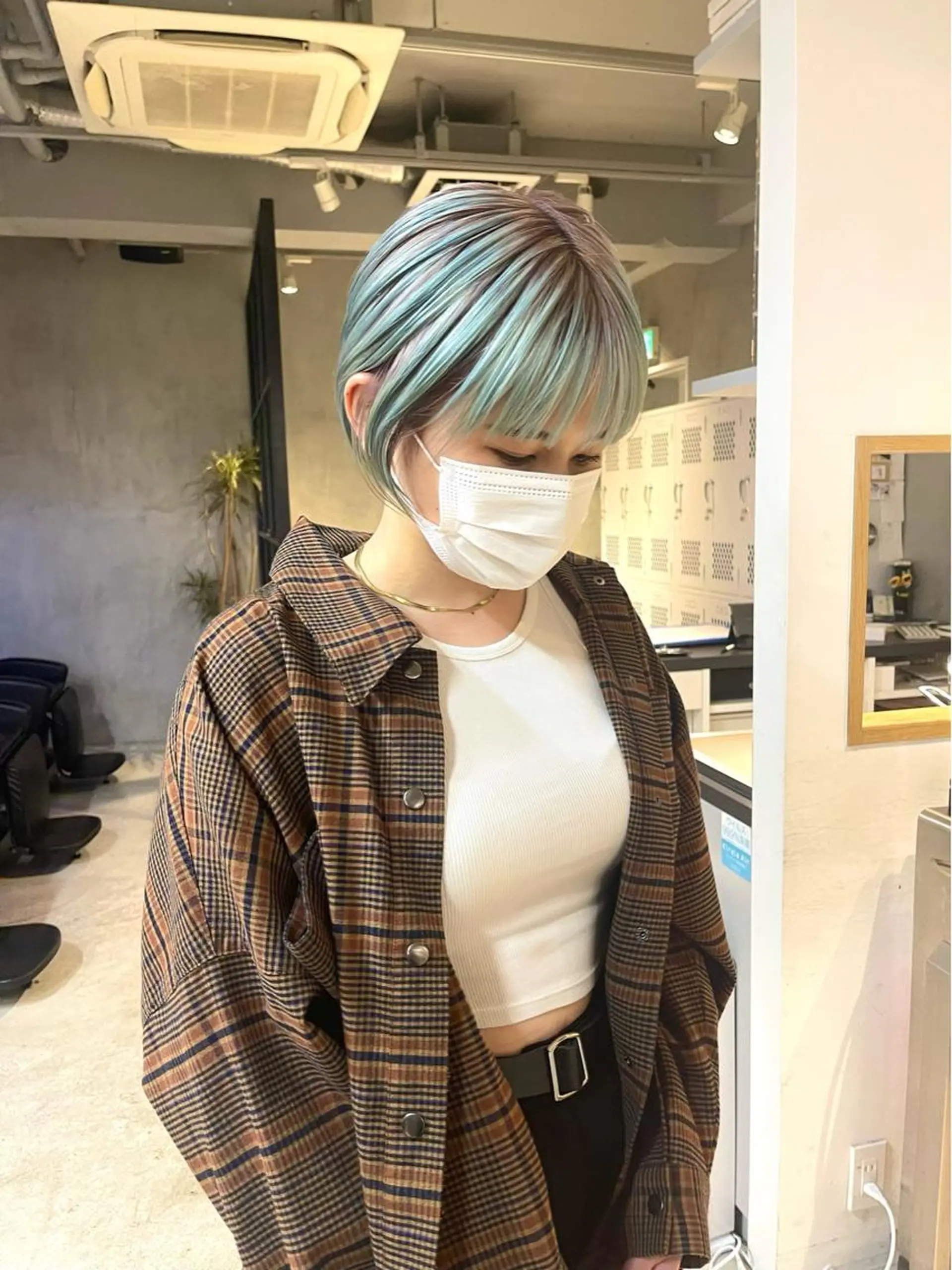 ショート カラー ハイトーンカラー カット ヘアカラー ボブ/ミディ/ロング 特化/芳野りんかのヘアスタイル