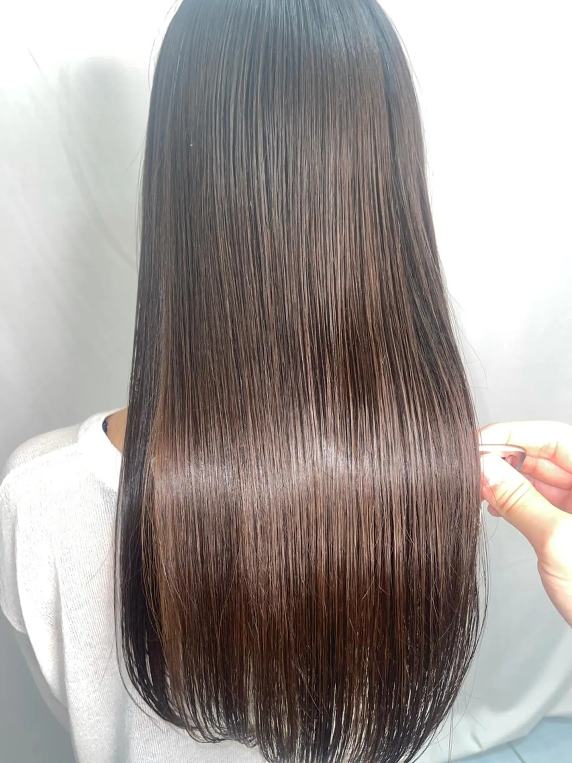 ロング 髪質改善/縮毛矯正 /ブリーチ矯正/岡部のヘアスタイル