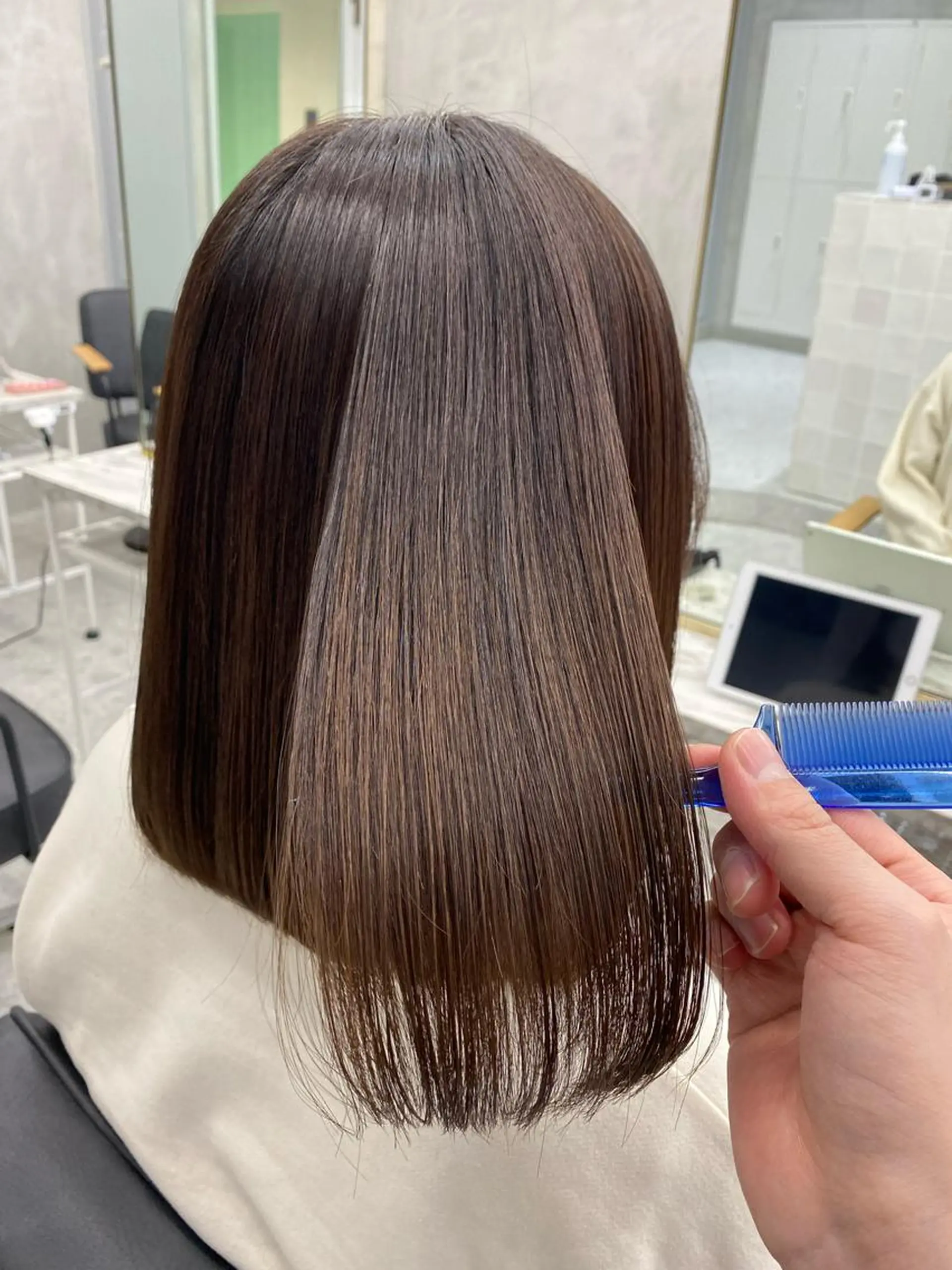 ミディアム 髪質改善 トリートメント 🌈艶髪人気№１🌈 newi池袋店⭐江口のヘアスタイル