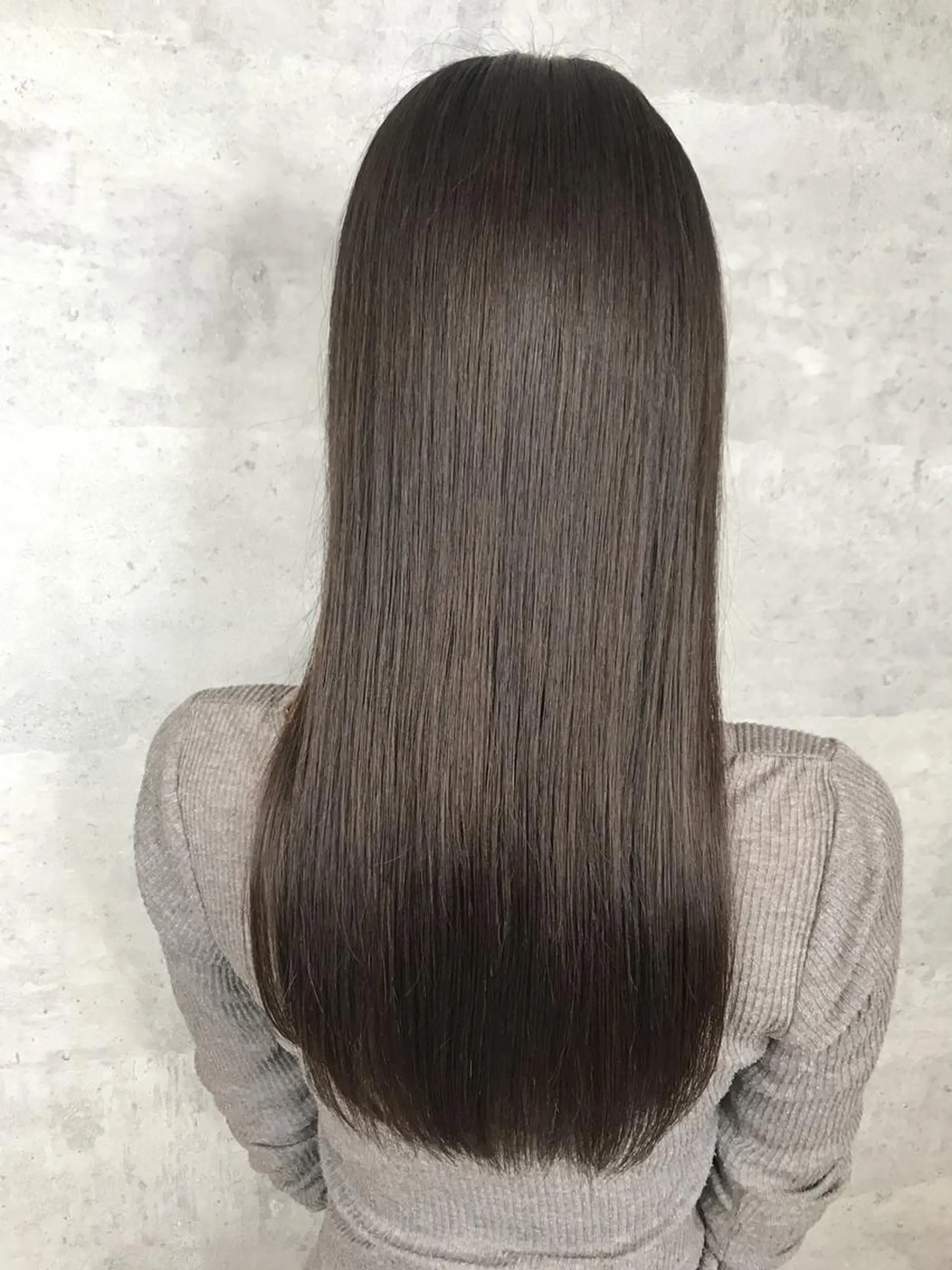 セミロング カラー カット ヘアカラー 縮毛矯正 トリートメント _WHITE 天王寺のヘアスタイル