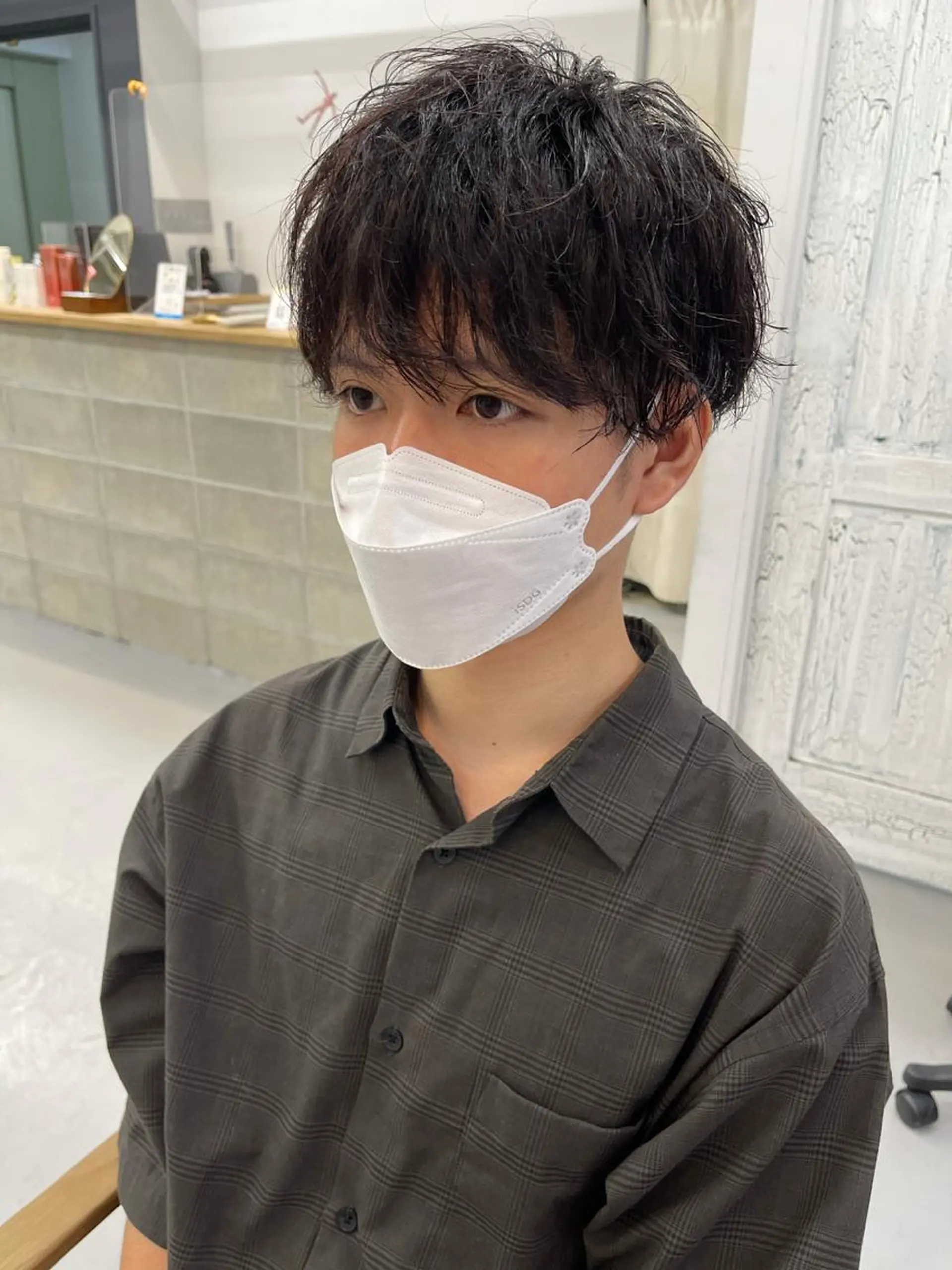 パーマ メンズ カット パーマ 森本裕/オーナー/ スパイラルパーマのヘアスタイル