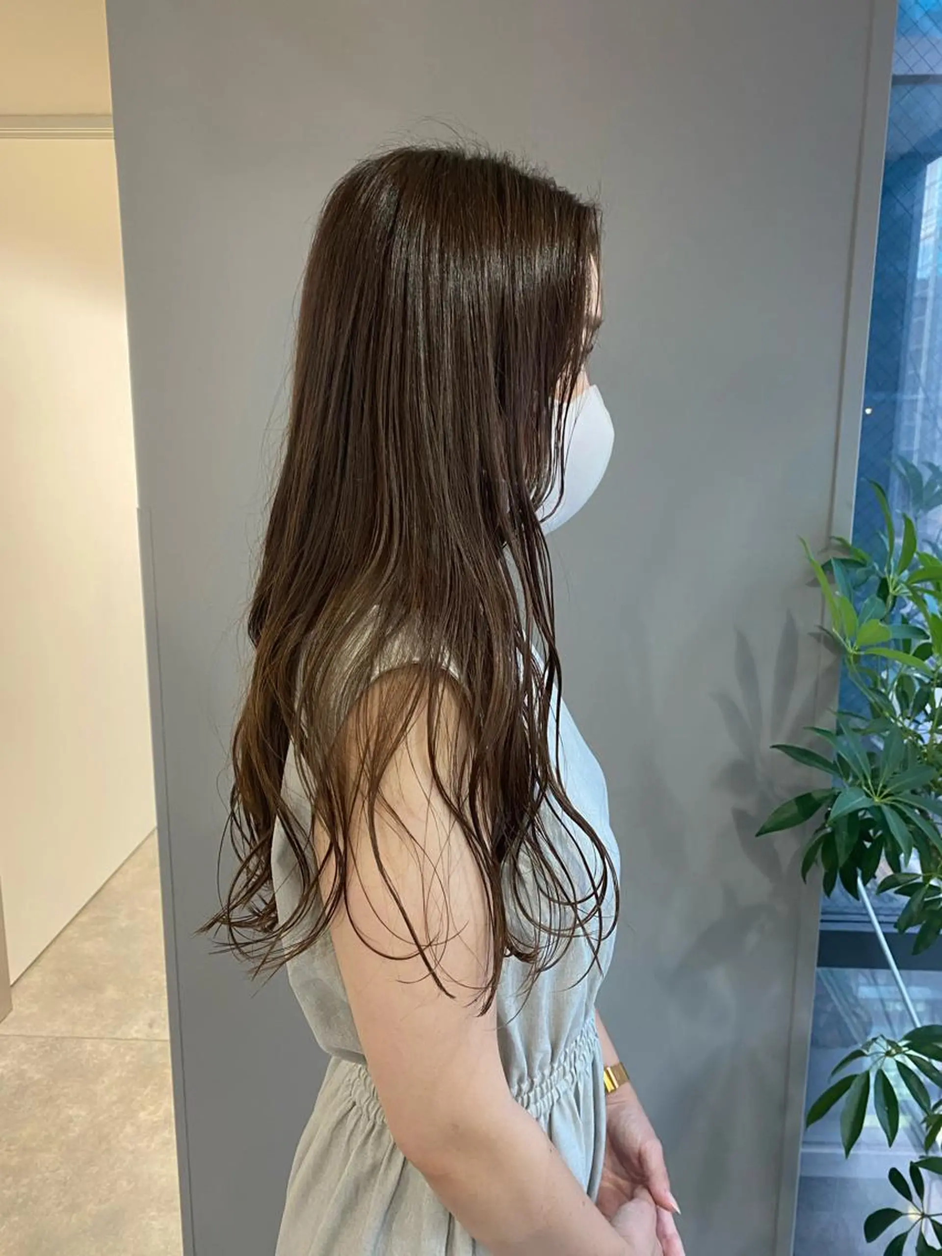 ロング カラー ヘアアレンジ ブラウンカラー ヘアカラー ボブ /ニュアンス/ satomi🧸💖のヘアスタイル