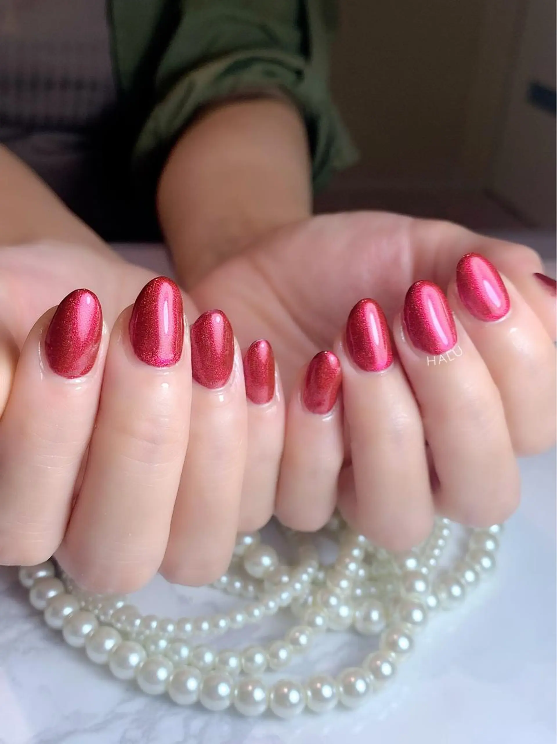 ネイル ワンカラーネイル HALU ハルのネイルデザイン