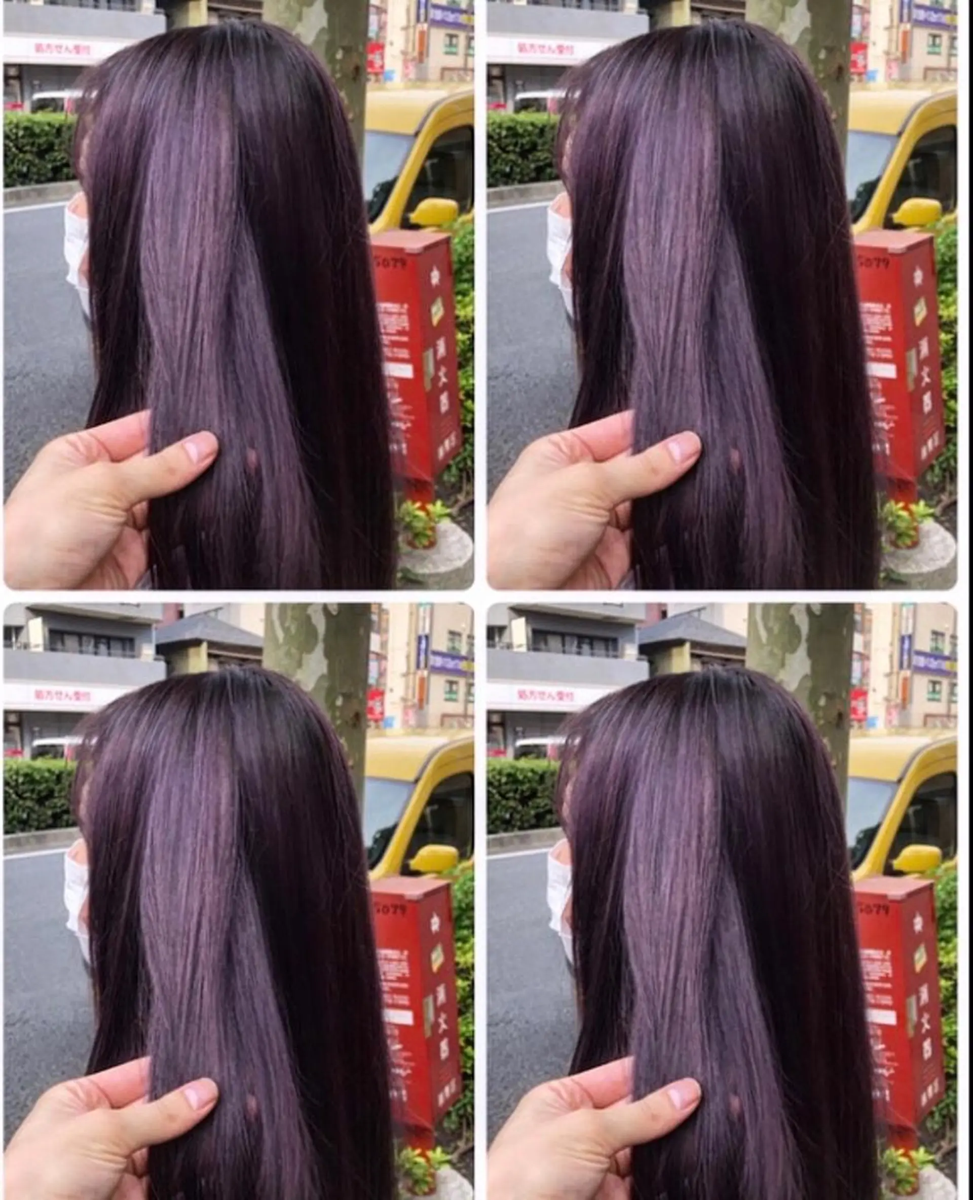 ミディアム カット ヘアカラー トリートメント ヨシダ トオルのヘアスタイル