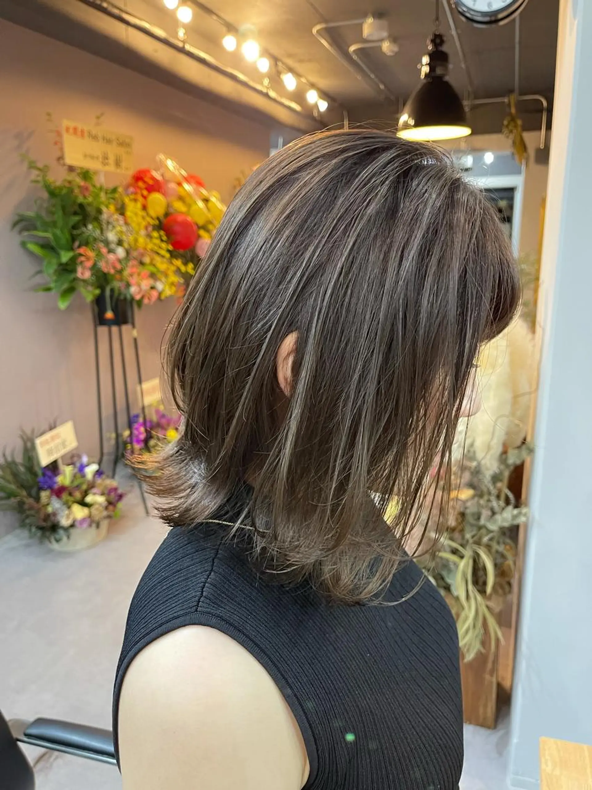 ミディアム カラー カット ヘアカラー Reb_keiji 👑小倉圭司のヘアスタイル