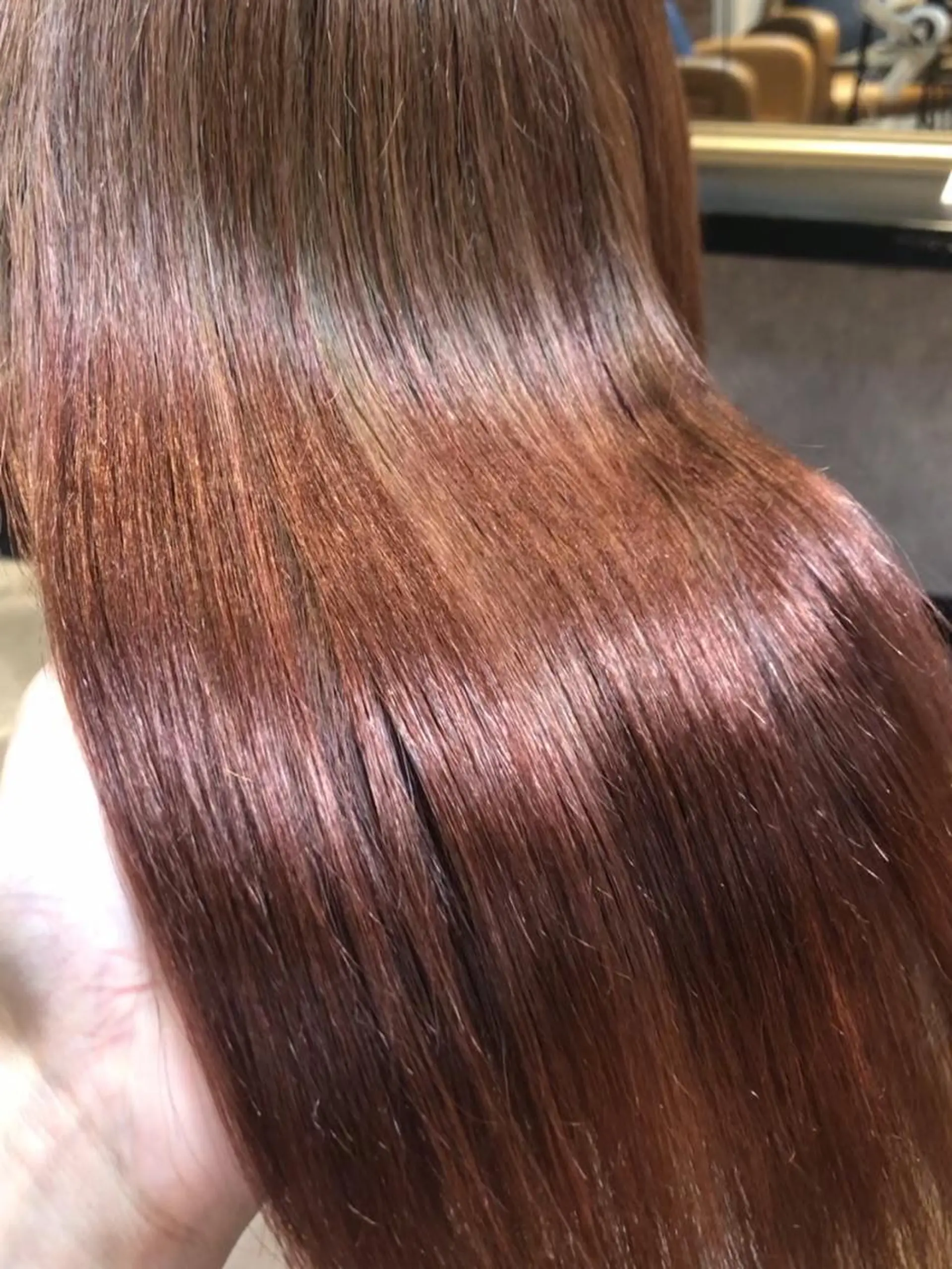 ロング カラー salowin 原宿 aroa所属・韓国／ハッシュカット ／透明感カラー／金野のヘアスタイル