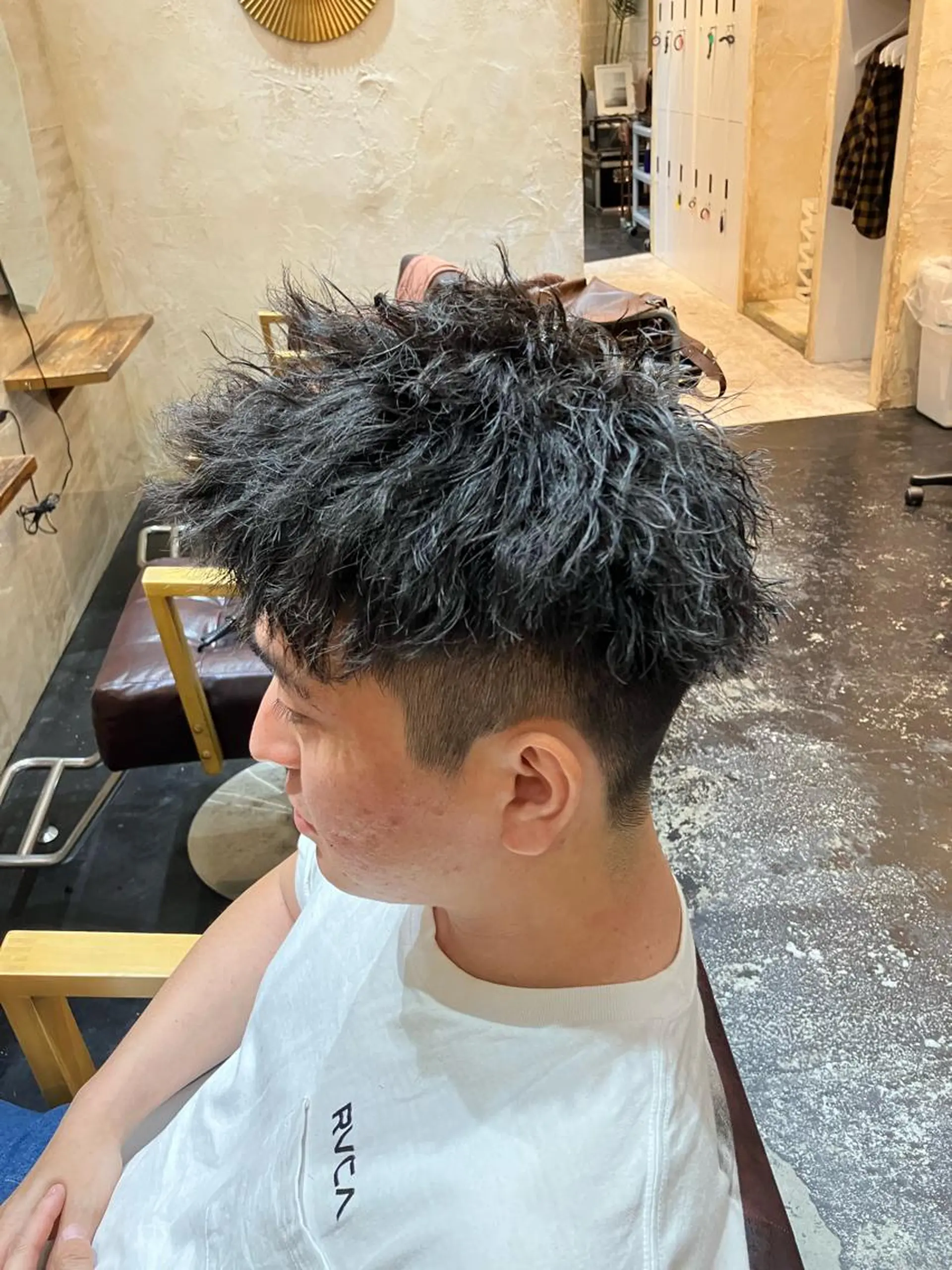 パーマ メンズ カット パーマ メンズ特化/パーマ/ フェードWATARUのヘアスタイル