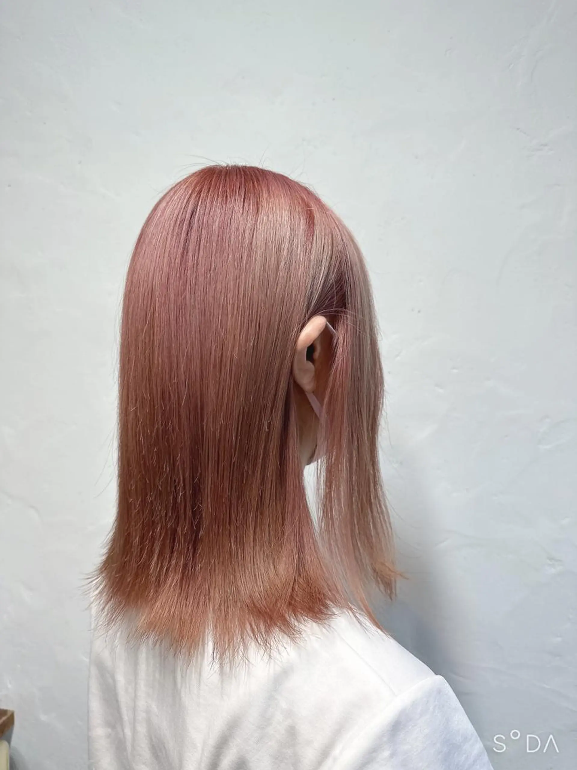 カラー ピンクカラー hair living Liko池袋東口店所属・✨透明感カラー🌱 上村　舜のヘアスタイル