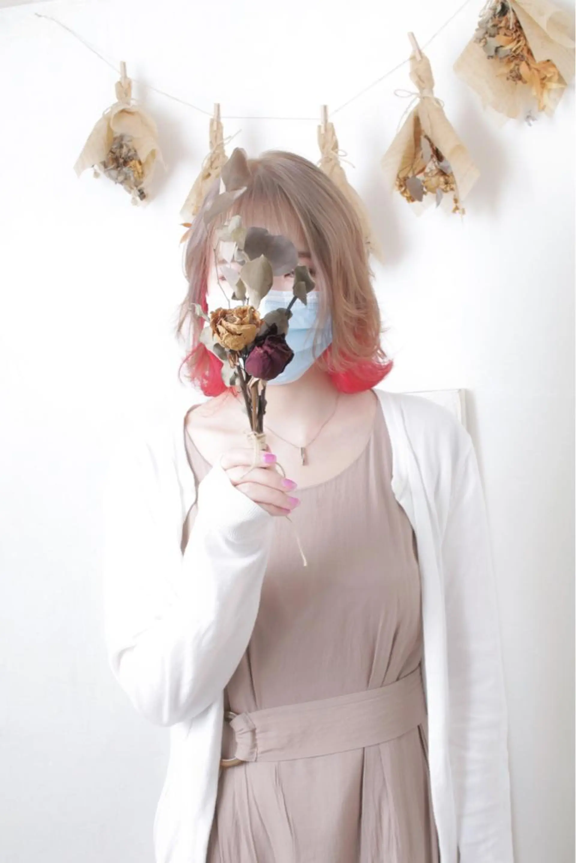 ショート カラー パーマ ヘアアレンジ ヘアカラー トリートメント 推し活専用 【派手髪】飯野ゆかりのヘアスタイル