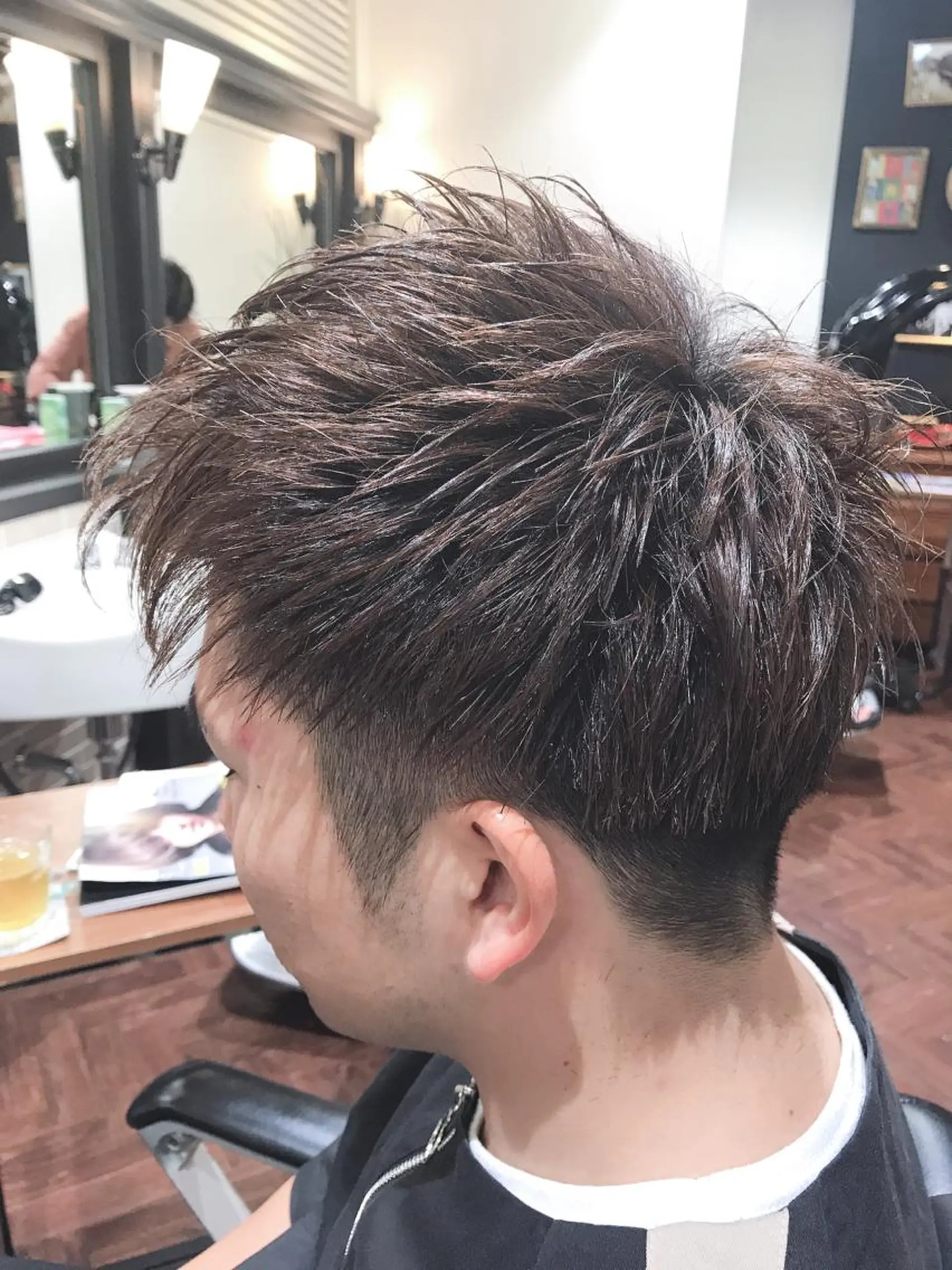 ショート カラー アザマ　ヤスカツ _rosso 川口のヘアスタイル