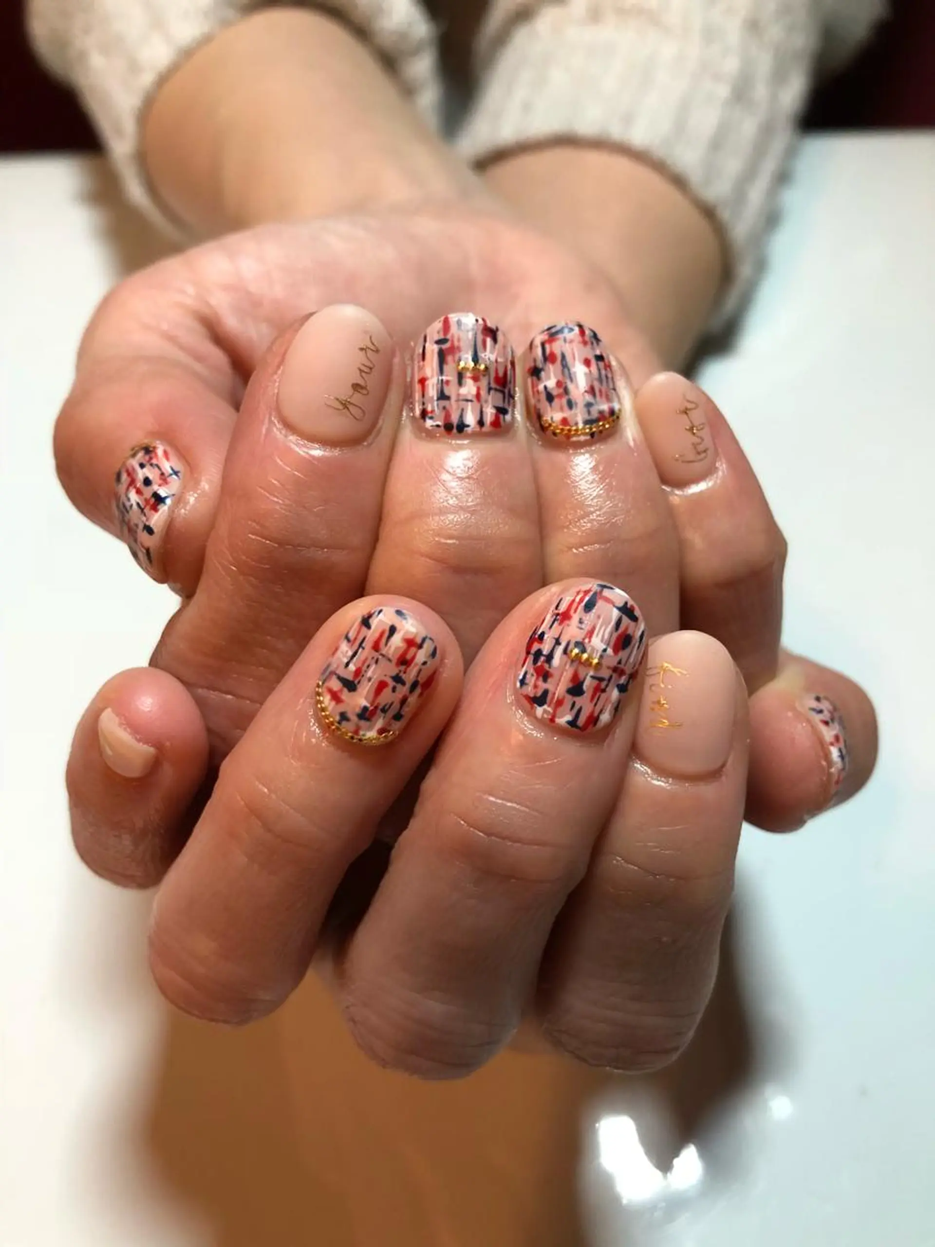 ネイル マットネイル g-up nail所属・米田 律子のネイルデザイン