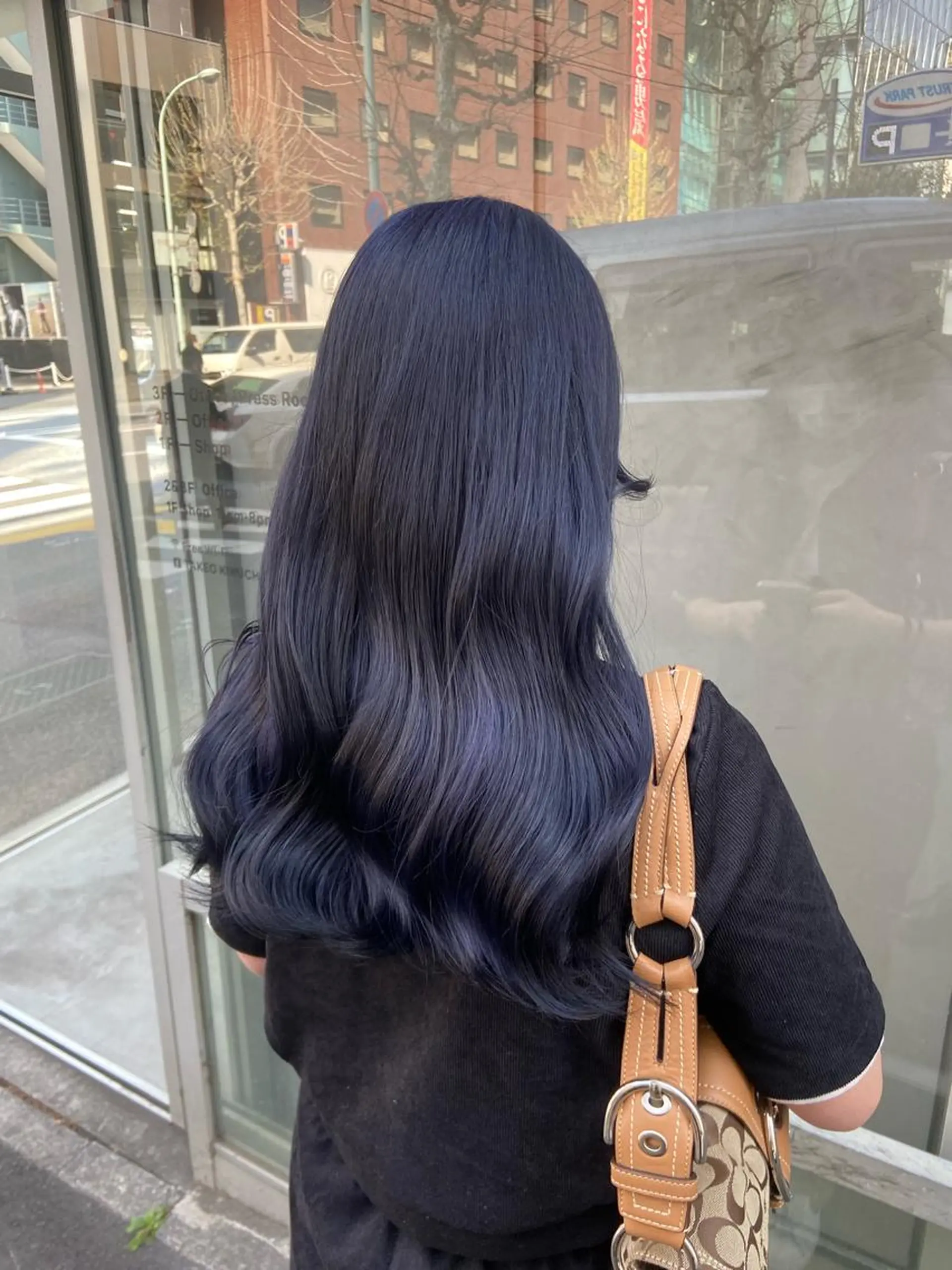 ロング カラー ヘアカラー ヘアセット ワインレッド 🍒KAHOのヘアスタイル