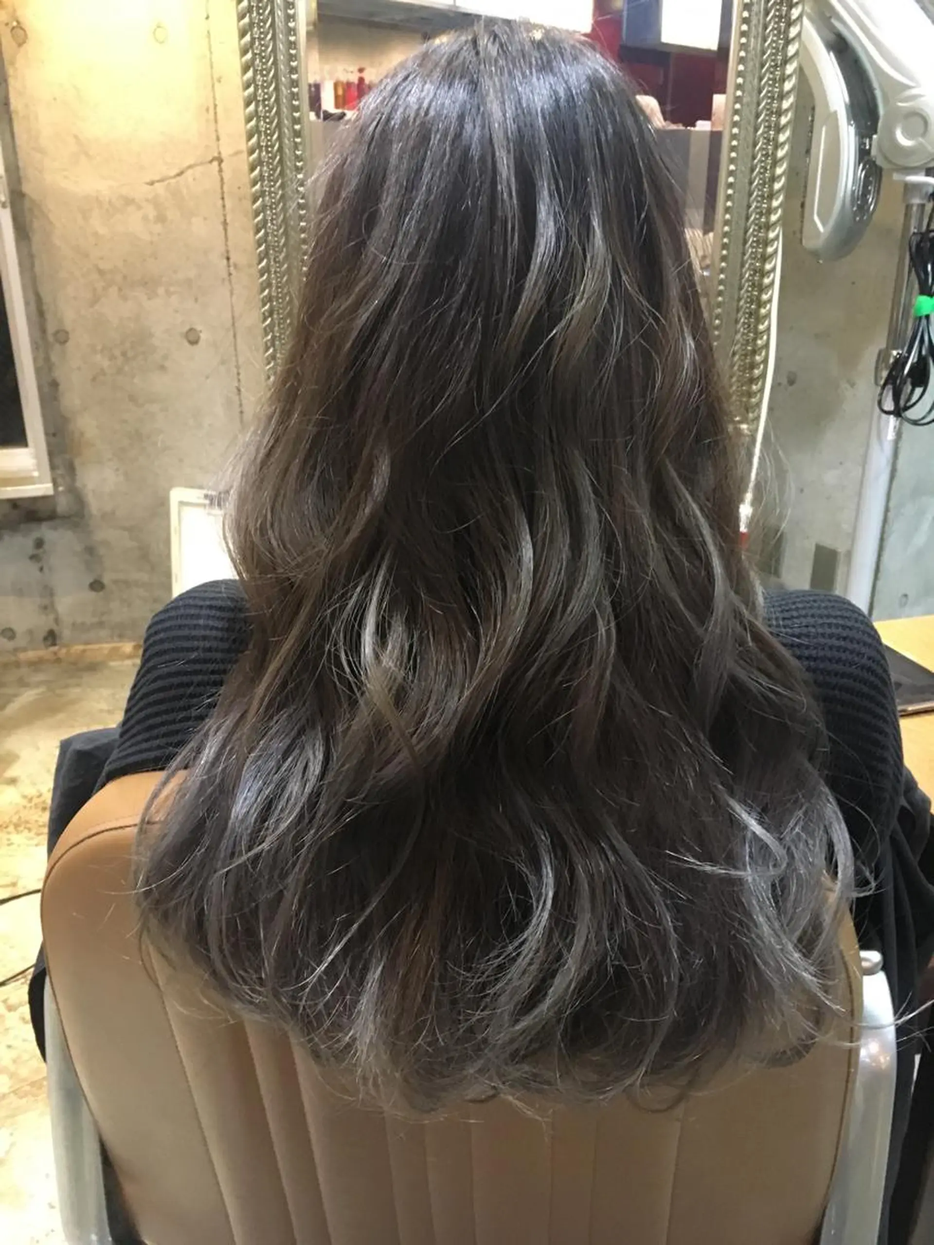 ロング カラー ハイライトカラー ハイライト 北條 優輝のヘアスタイル