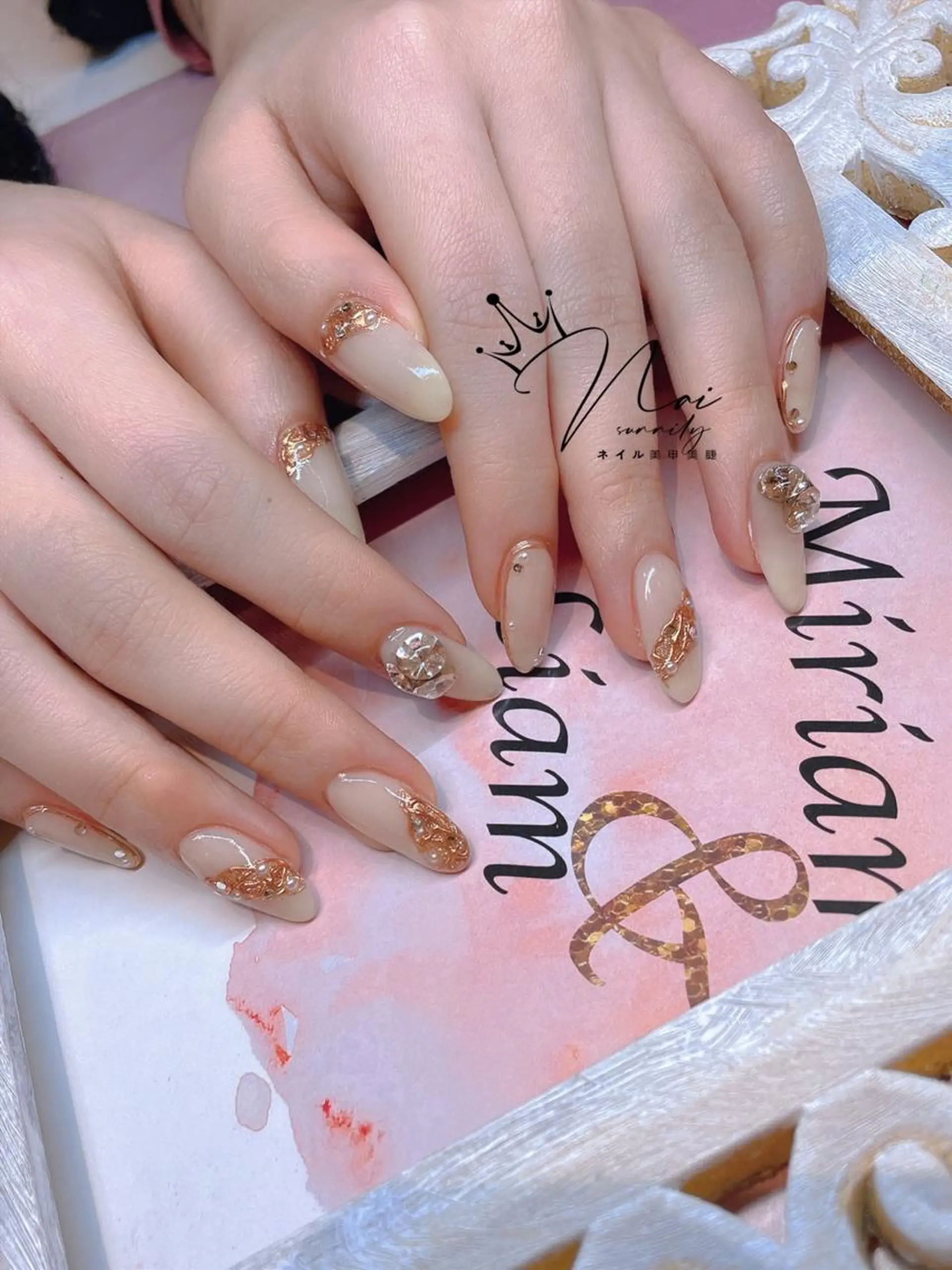 ネイル 長さだし専門店 M2 rikaのネイルデザイン