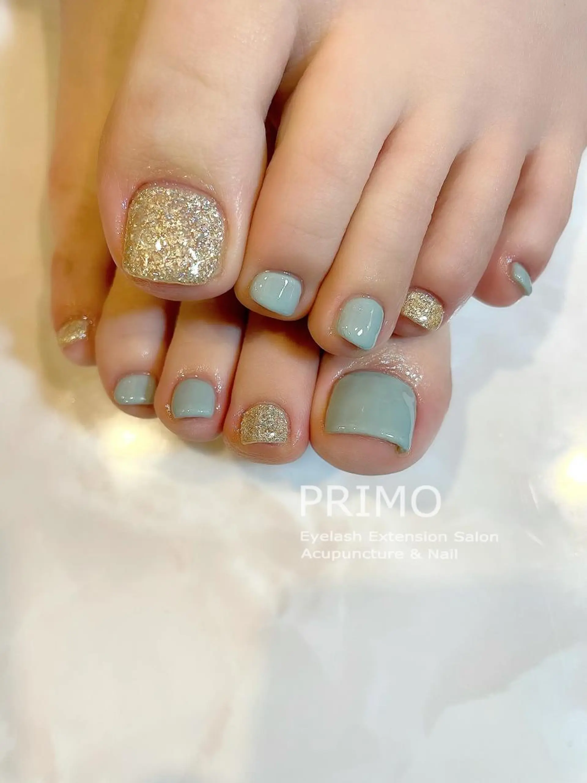 ネイル フットネイル PRIMO🐈🌱 マツパ/黒ティントのマツエク・マツパデザイン