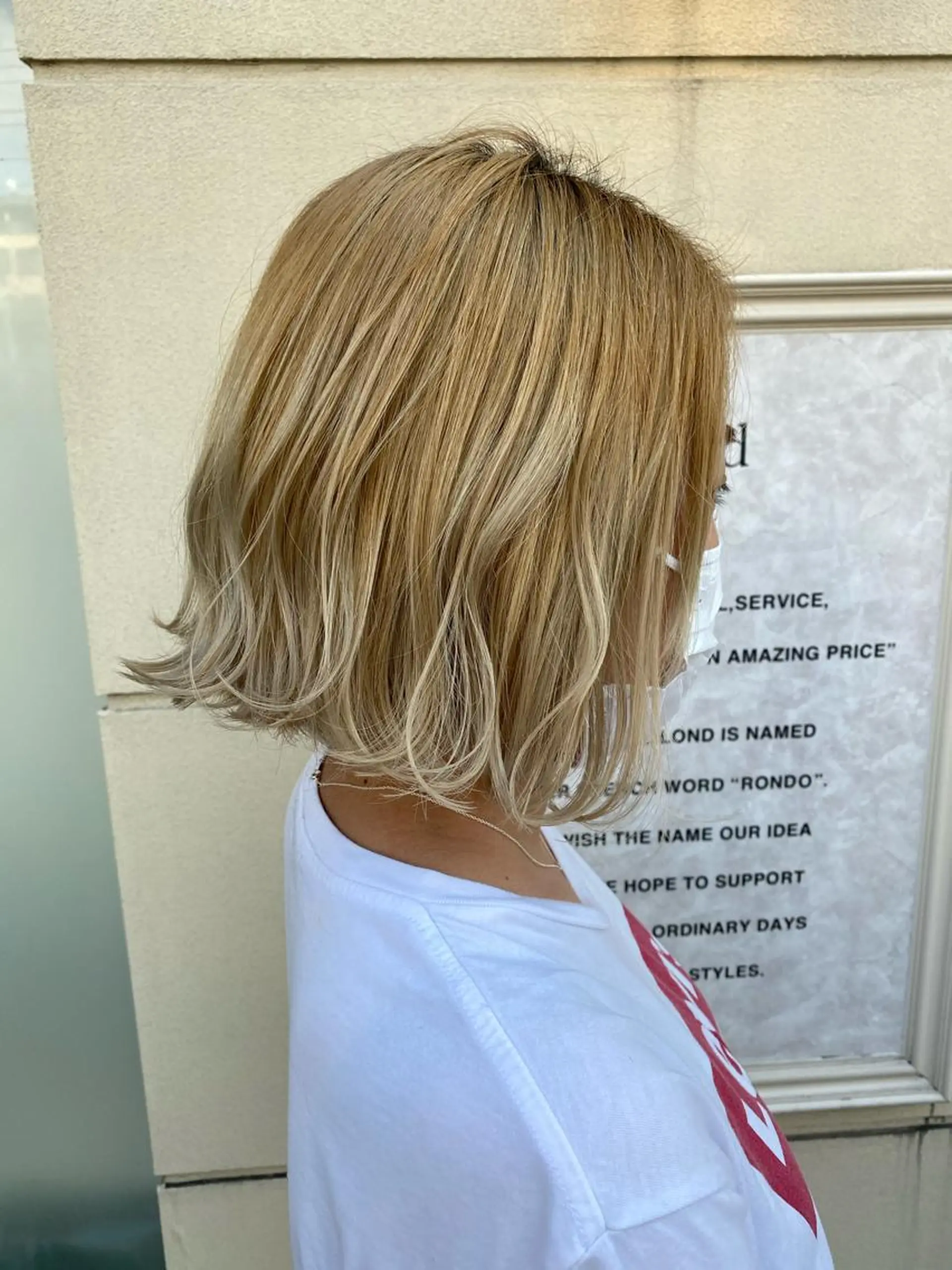 ショート カラー レイヤー/韓国/ボブ 縮毛矯正/畠中ケントのヘアスタイル