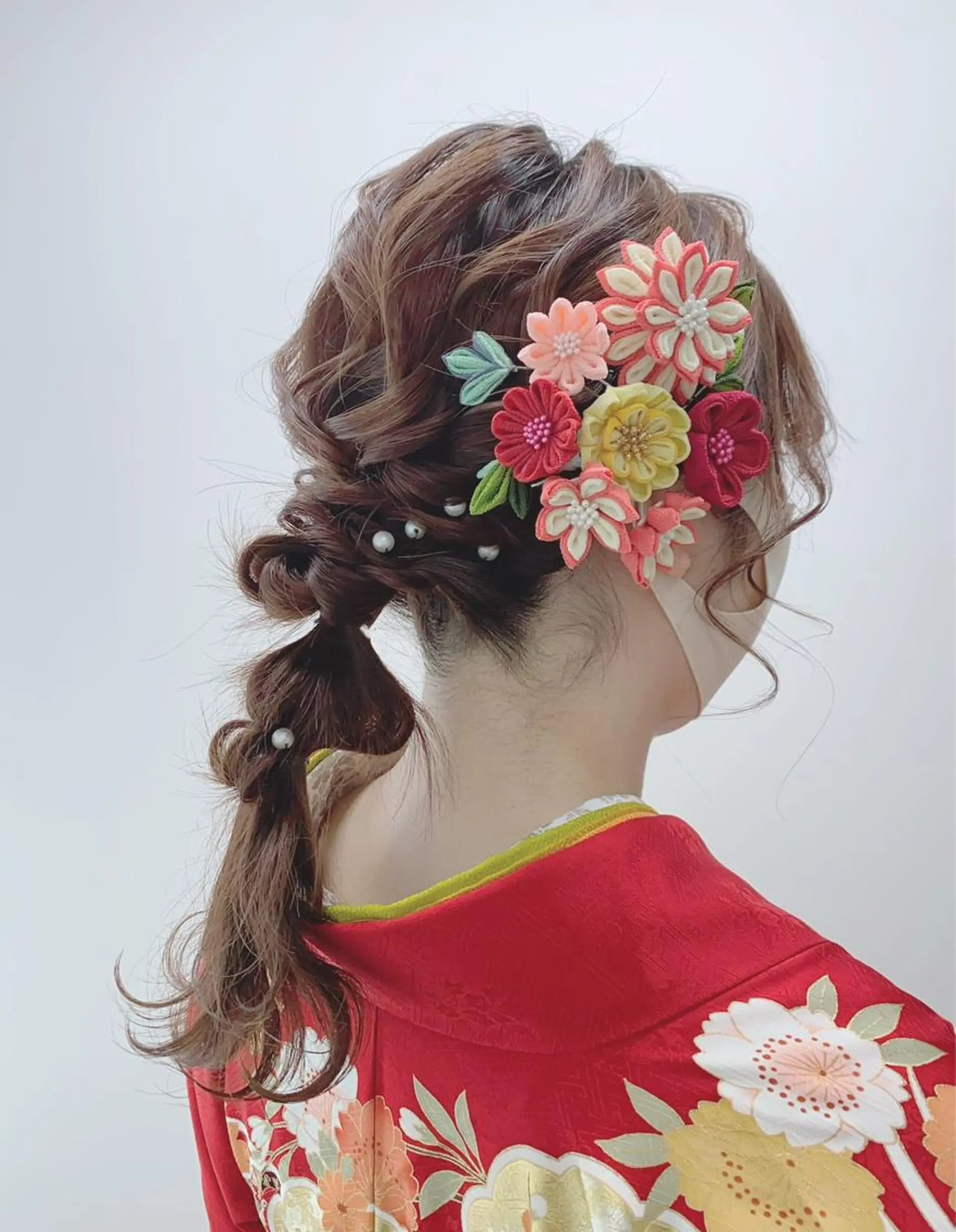 セミロング ヘアアレンジ 卒業式のヘアスタイル GRANLUSSO 〜グランルッソ駅前店所属・木口 嘉美のヘアスタイル