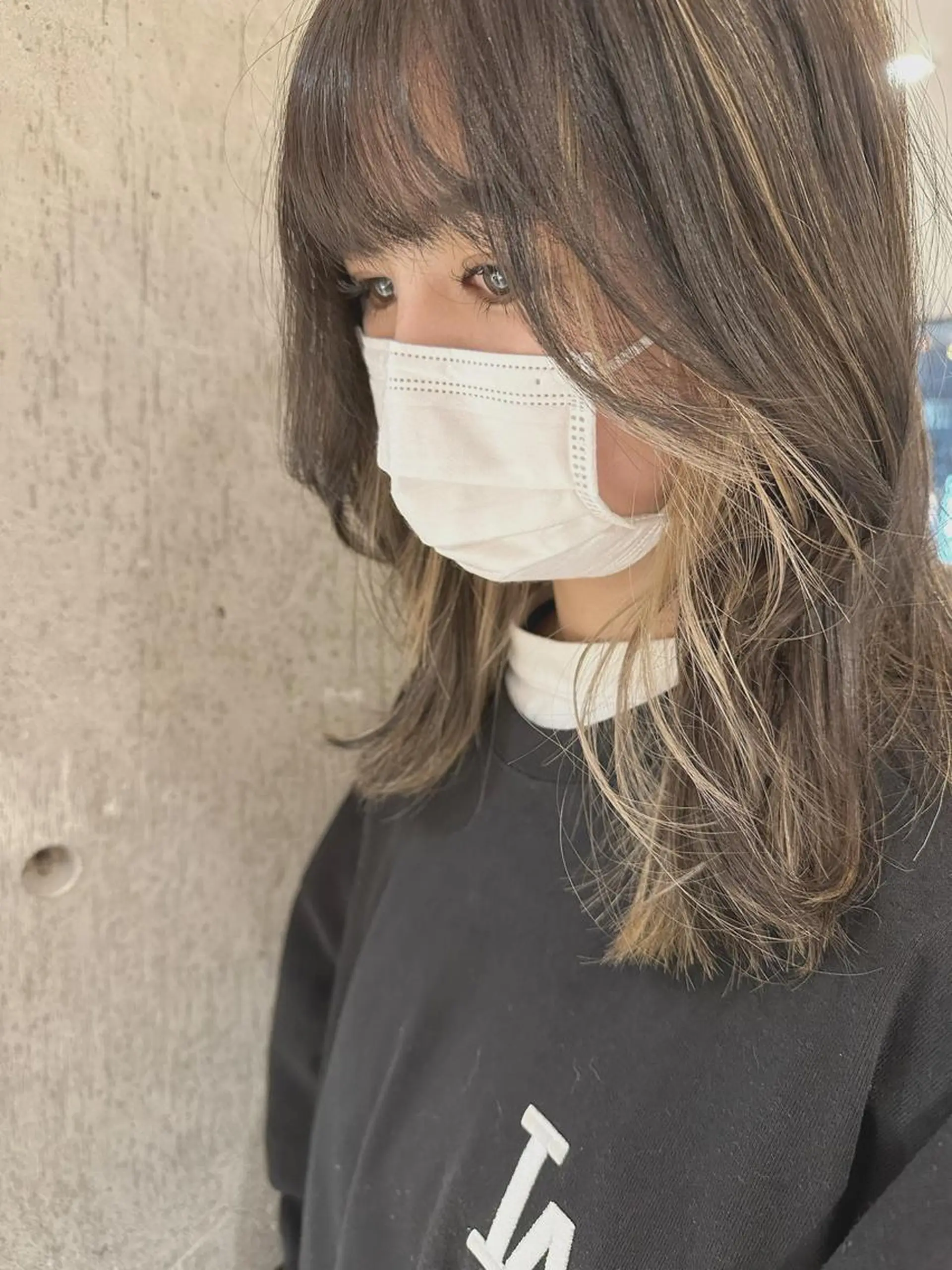 セミロング カラー カット ヘアカラー トリートメント trym/ 木原裕希のヘアスタイル