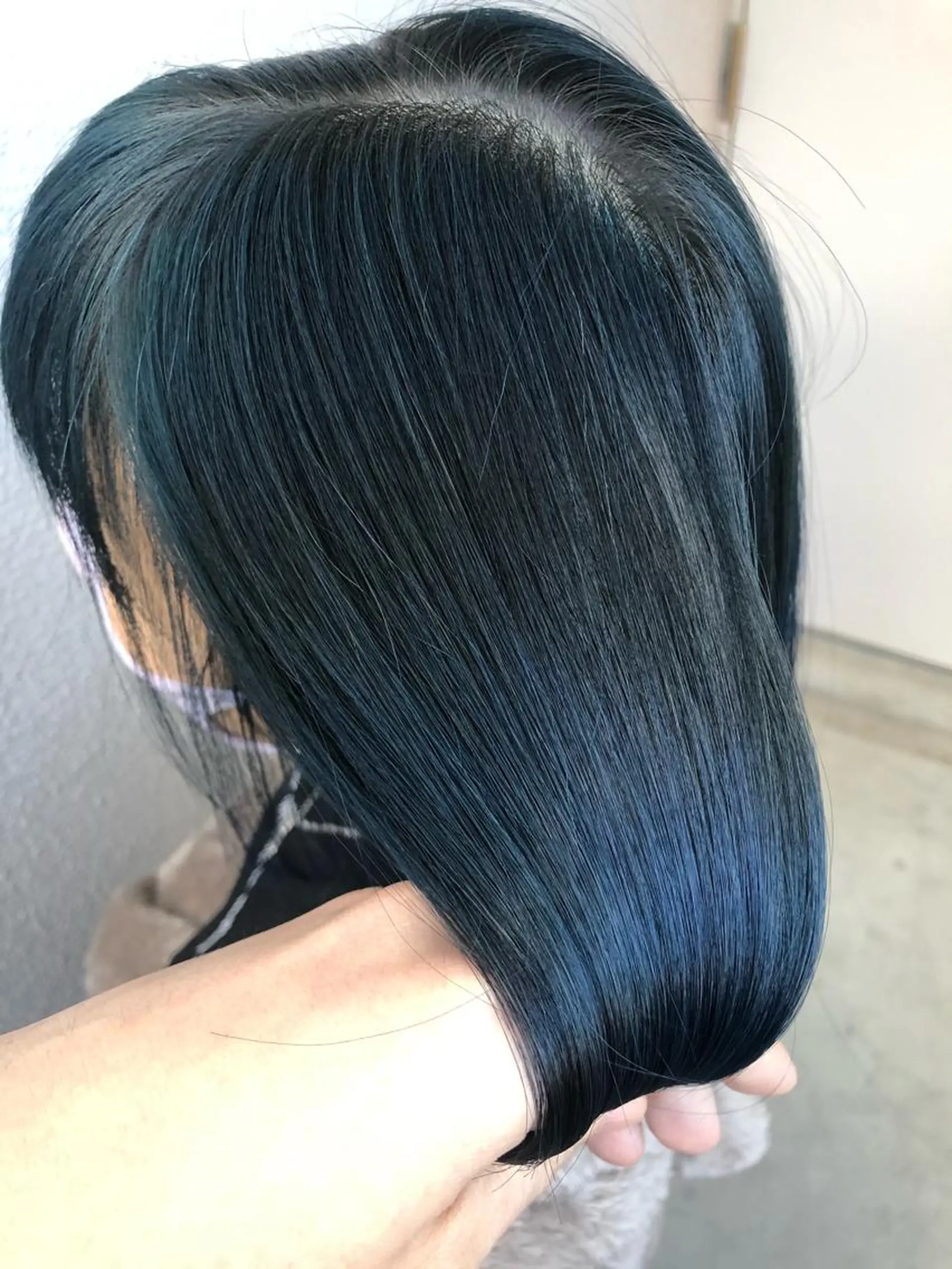 セミロング ブリーチ/髪質改善 NYNY大久保のヘアスタイル