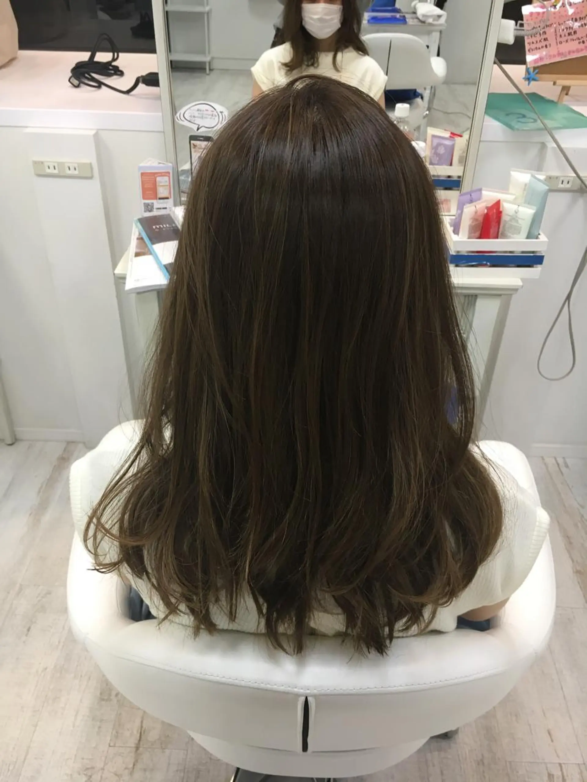 カラー ヘアカラー トリートメント 🦋艶モテカラー/ヘ アセット🦋YURIのヘアスタイル