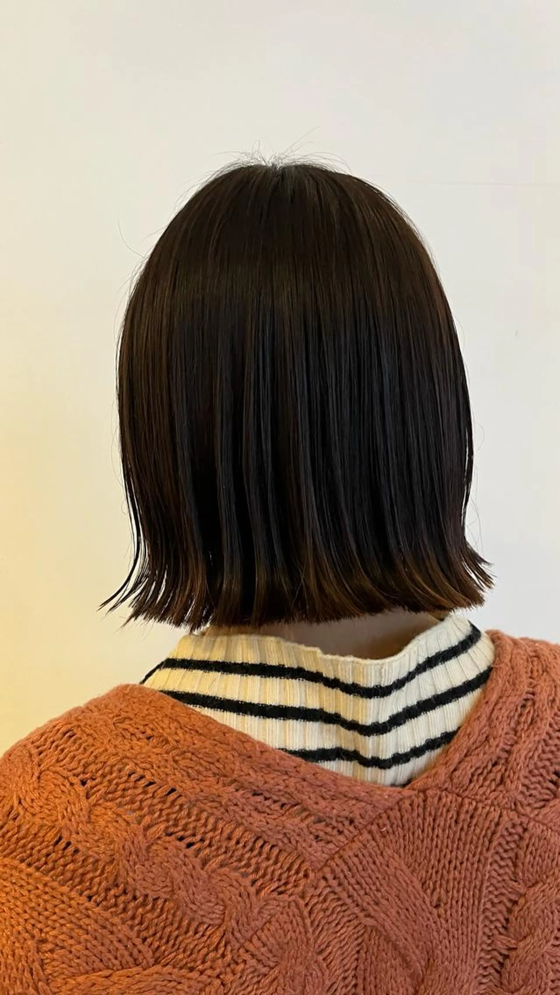 ミディアム ボブ 外ハネヘア kauti ichinana所属・小西 佑奈のヘアスタイル