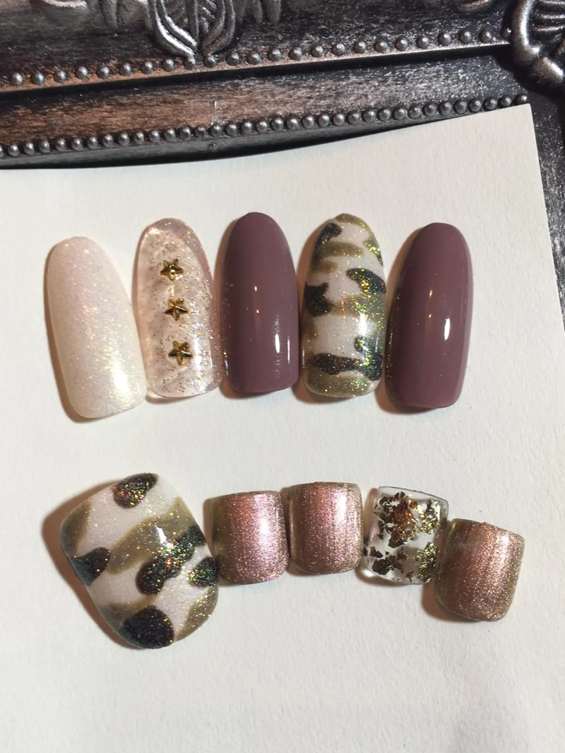 ネイル フットネイル 古川 里美のネイルデザイン