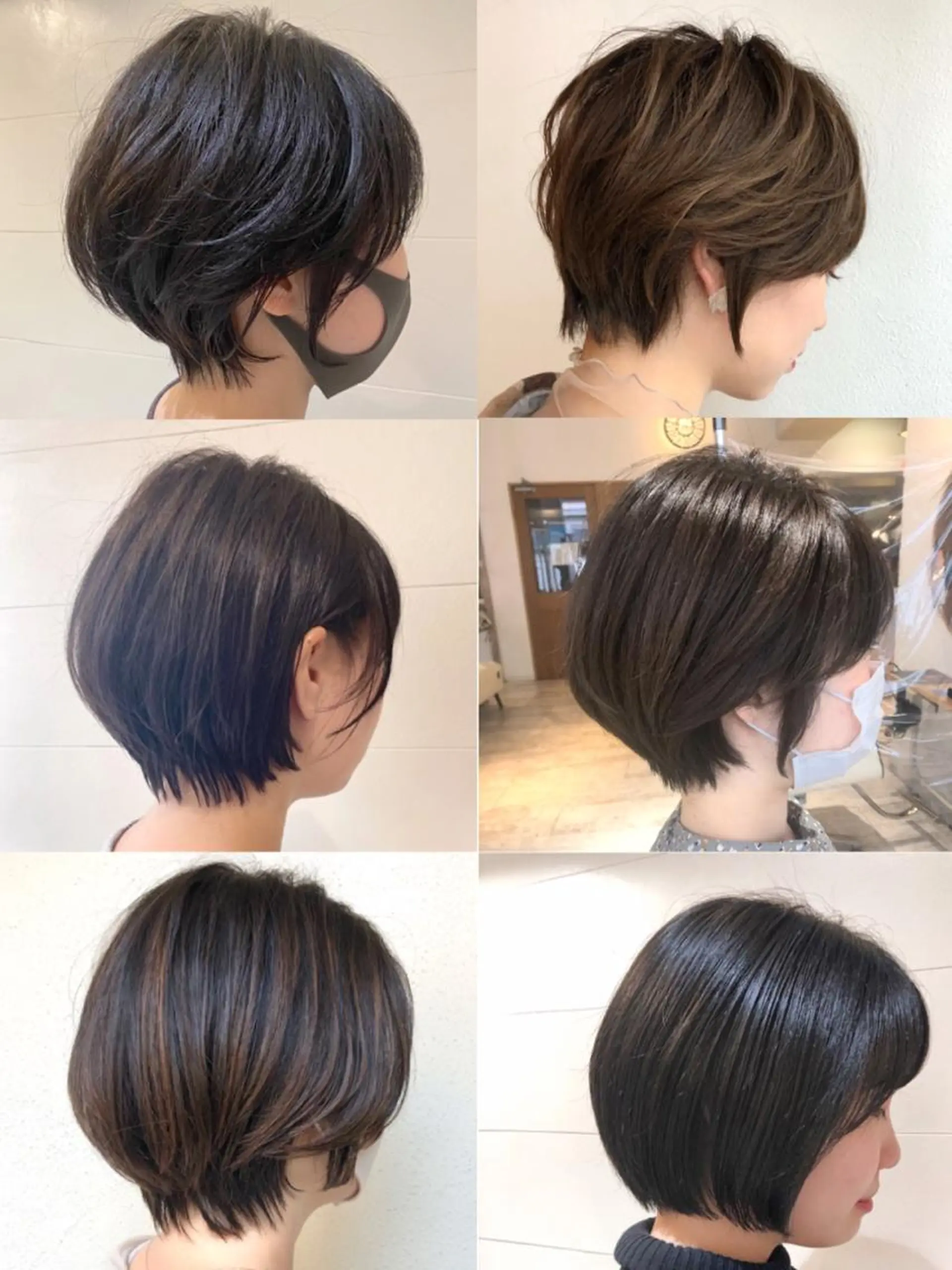 ショート esse大阪茶屋町店所属・レイヤーカット 新井田陽寿のヘアスタイル