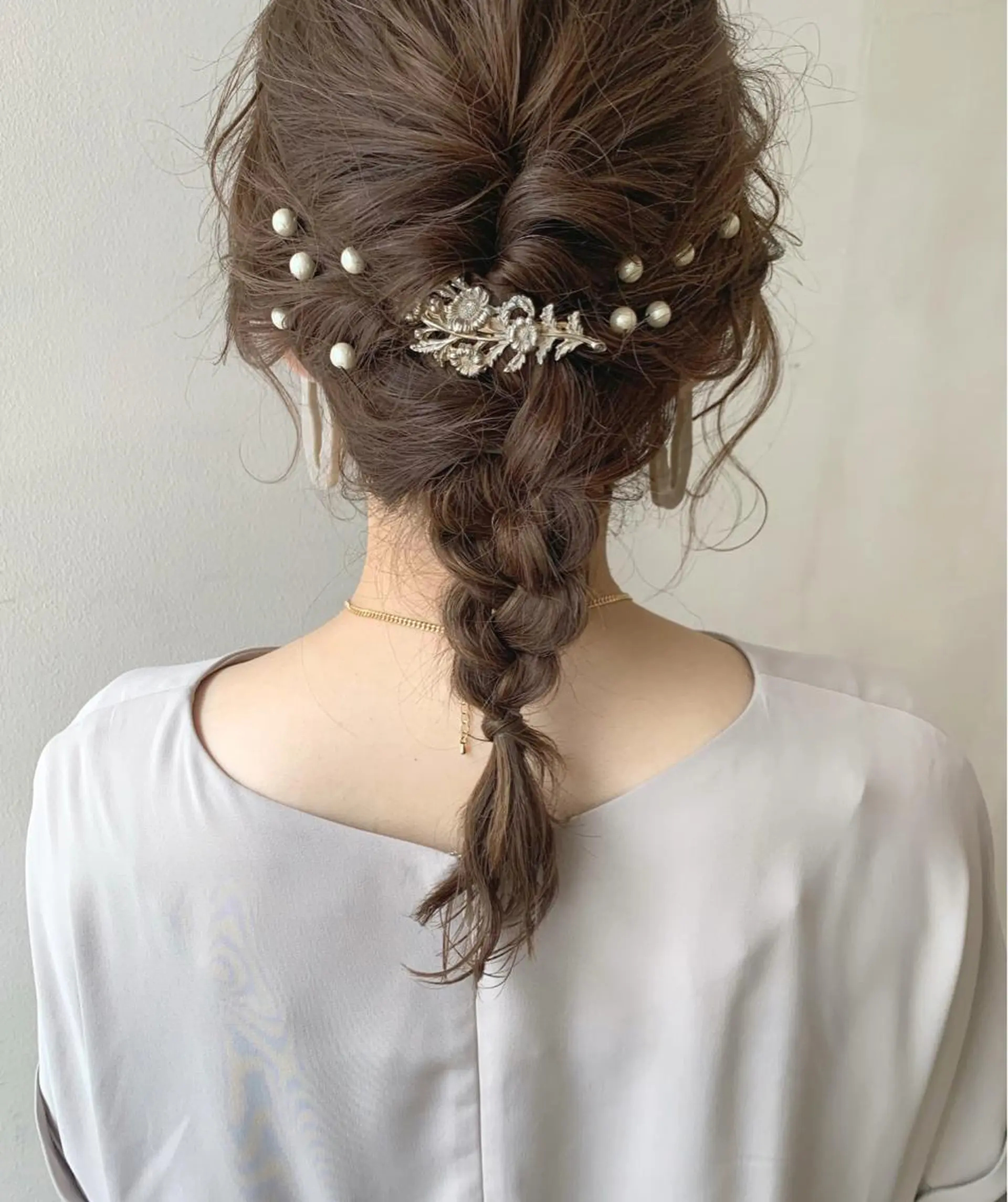 ミディアム カラー ヘアアレンジ 結婚式・ブライダル 🌟アレンジが似合う カラー🌟Rumiのヘアスタイル