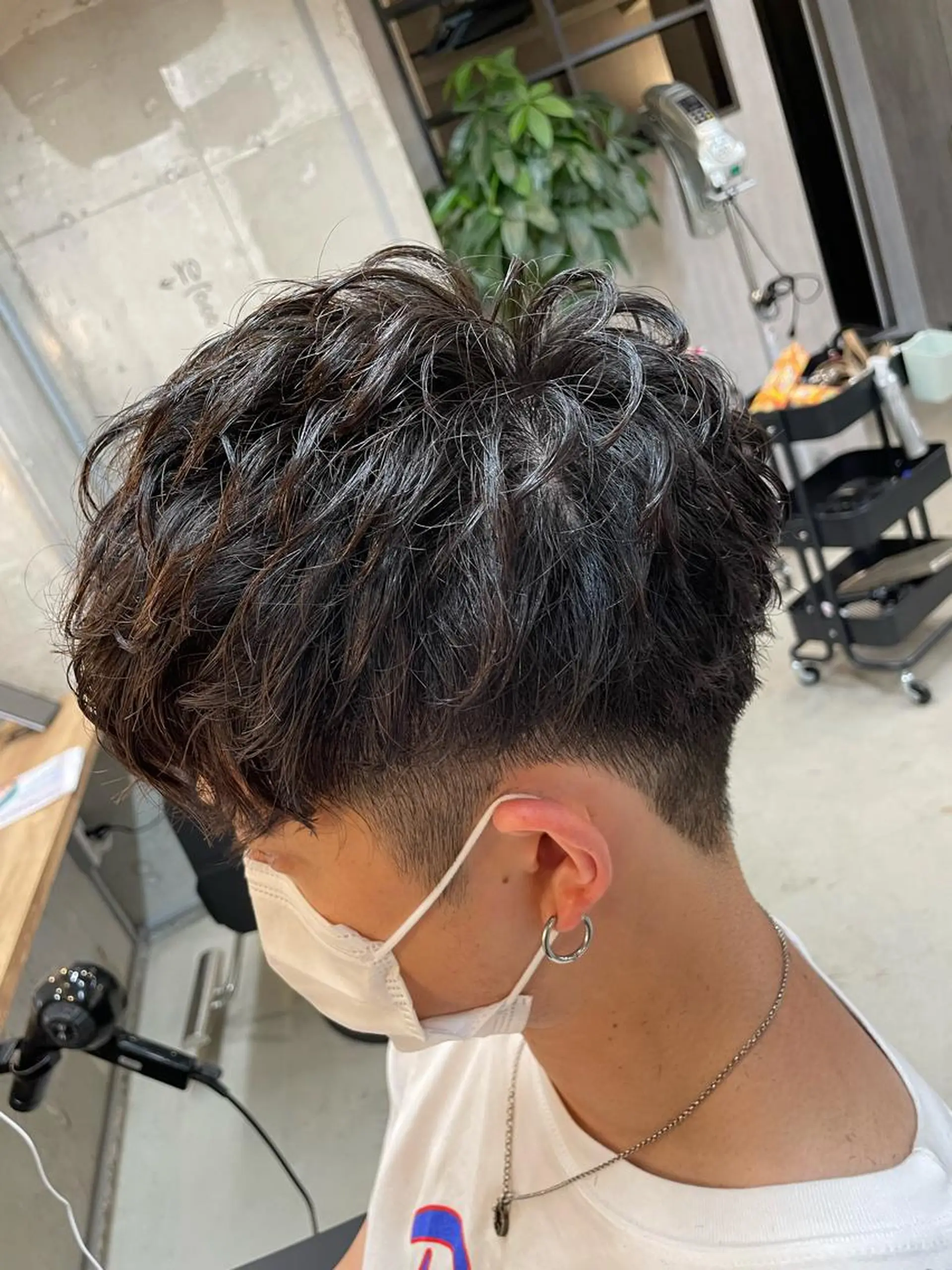 ミディアム パーマ メンズ ミディアムパーマ メンズパーマ メンズ特化👨 細谷碧海のヘアスタイル