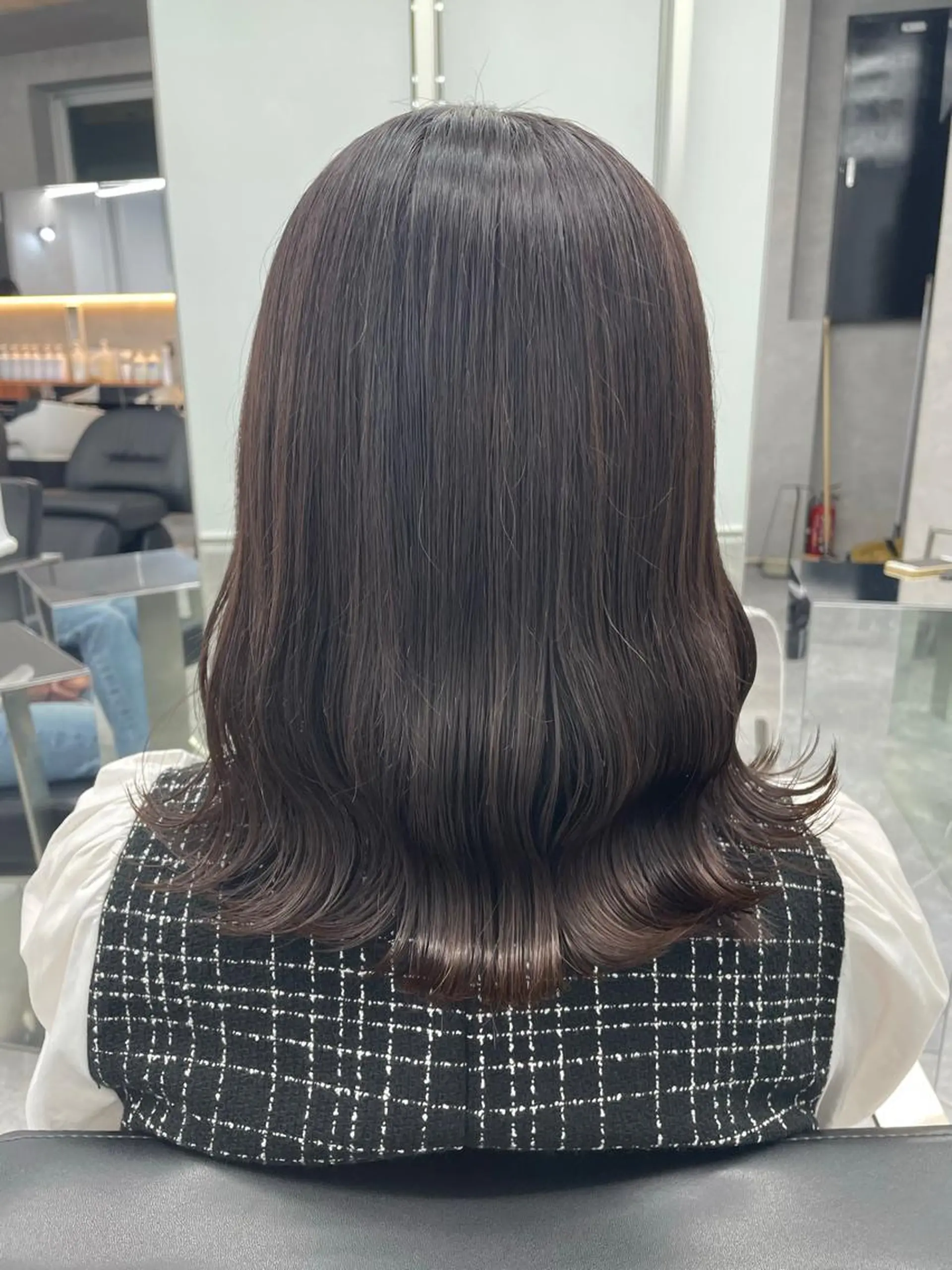 ミディアム ショートボブ ミディアムパーマ 韓国風カラー ボブ ハイライト PERCUT大阪堀江店所属・メンズヘアのカリスマ 北地　空のヘアスタイル