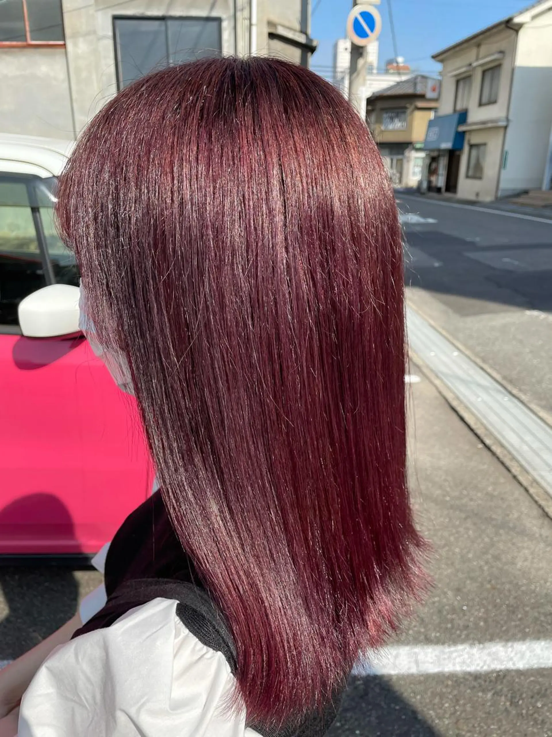 セミロング カラー ヘアカラー Vyuha ビューハのヘアスタイル