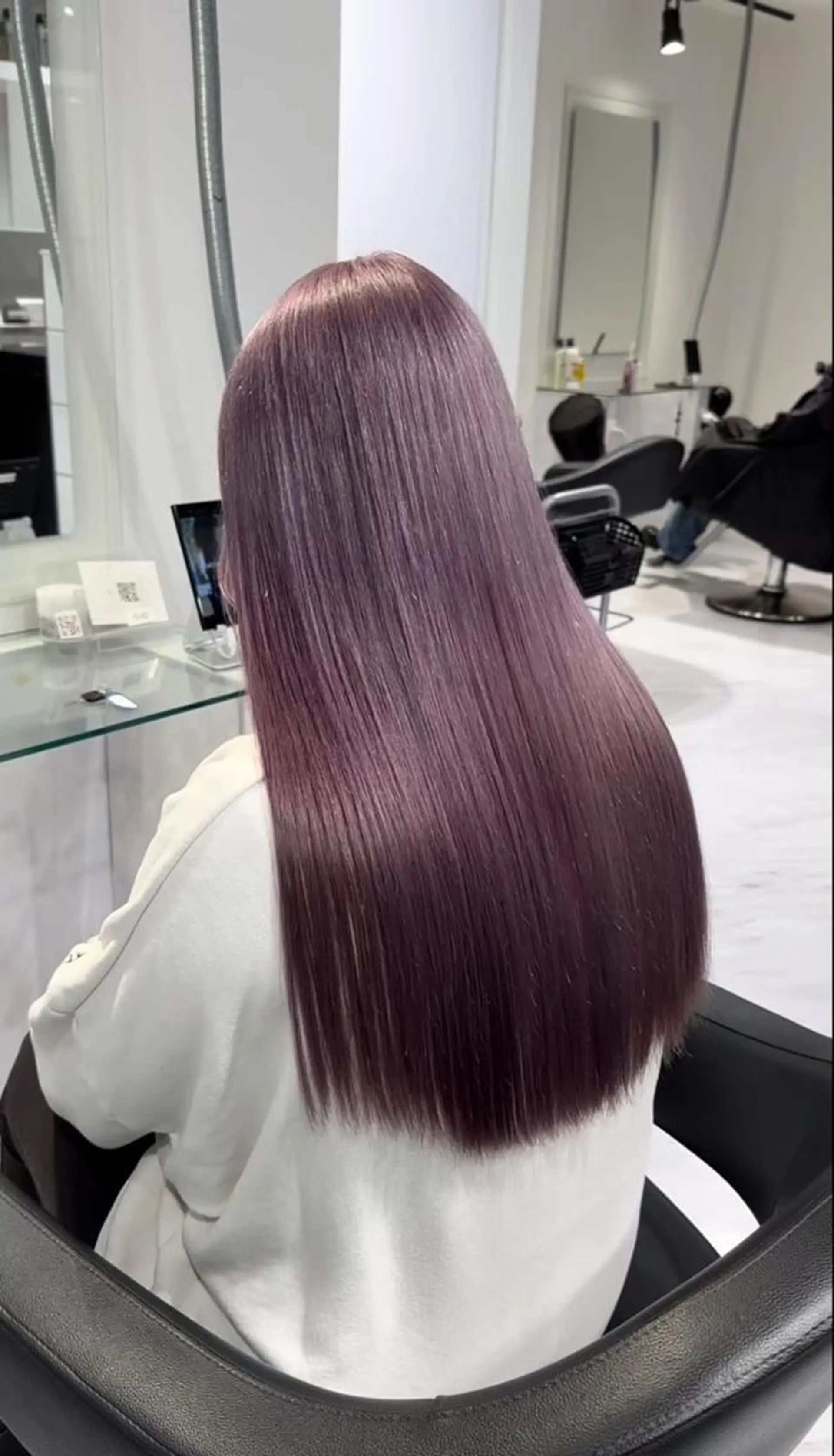 カラー ヘアカラー トリートメント *🍒艶髪🍒 透明感カラー🍒のヘアスタイル