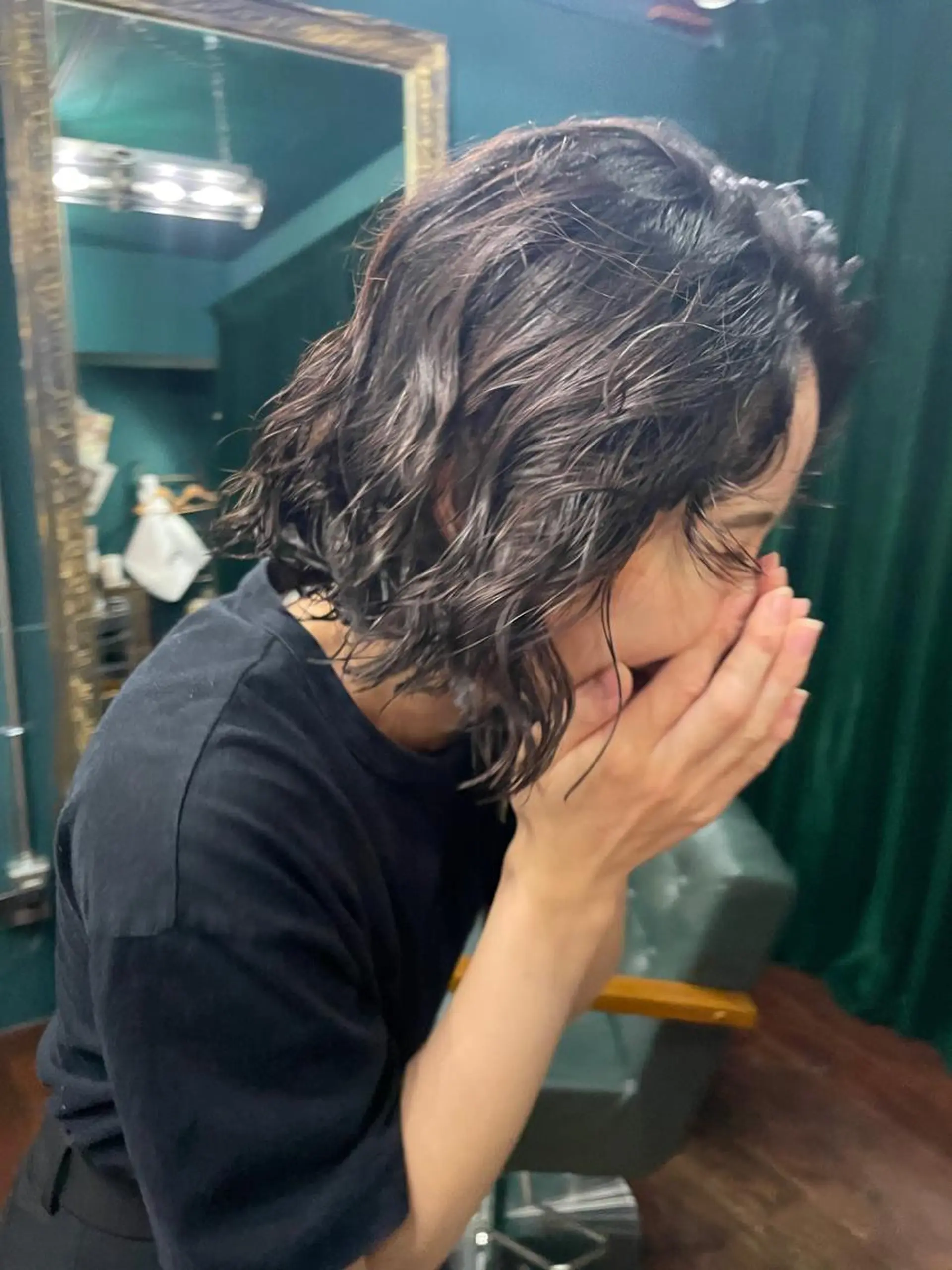 ミディアム カット パーマ トリートメント vivre libre所属・vivre libreのヘアスタイル