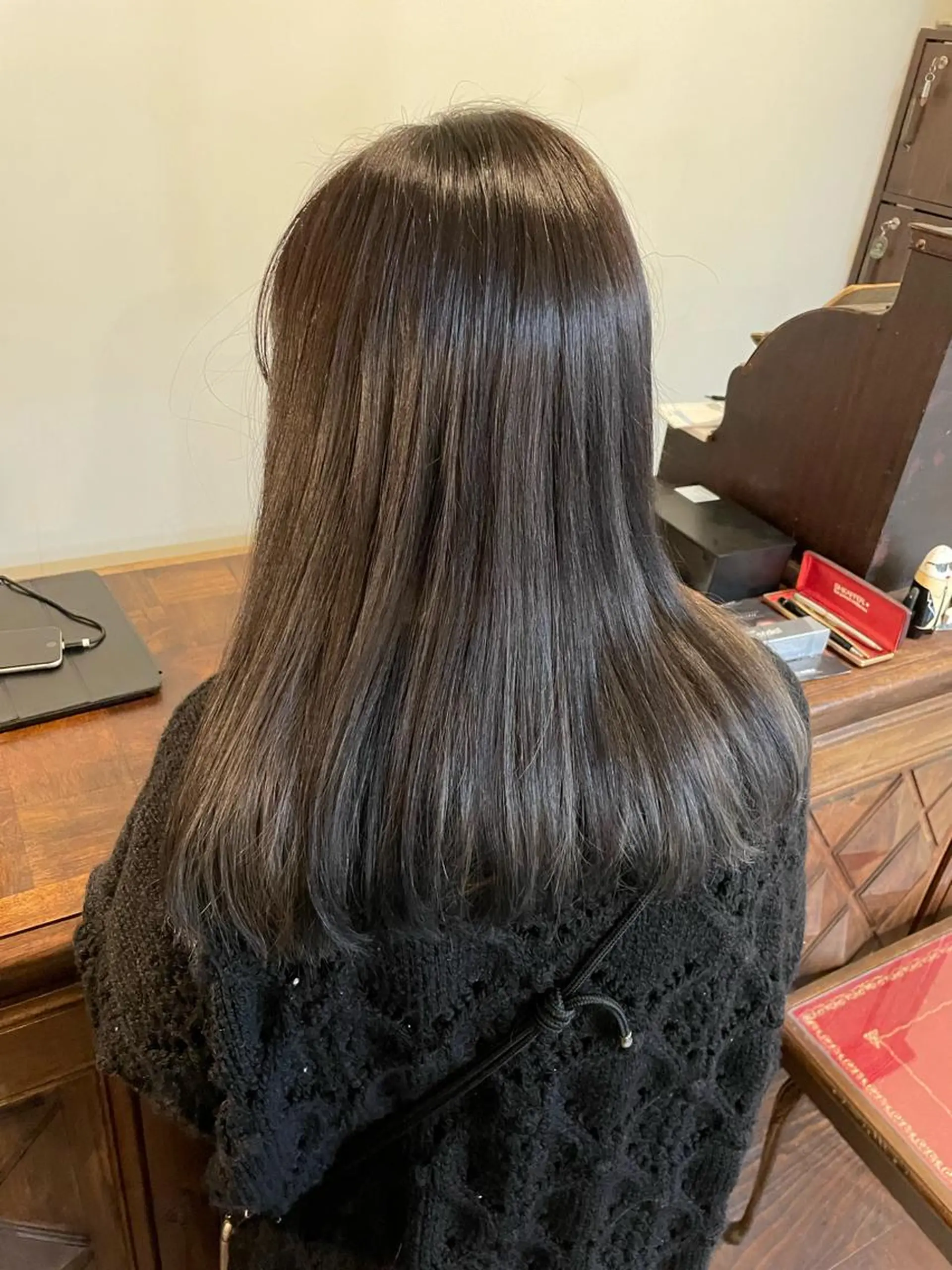 セミロング カラー 木村 拓美のヘアスタイル