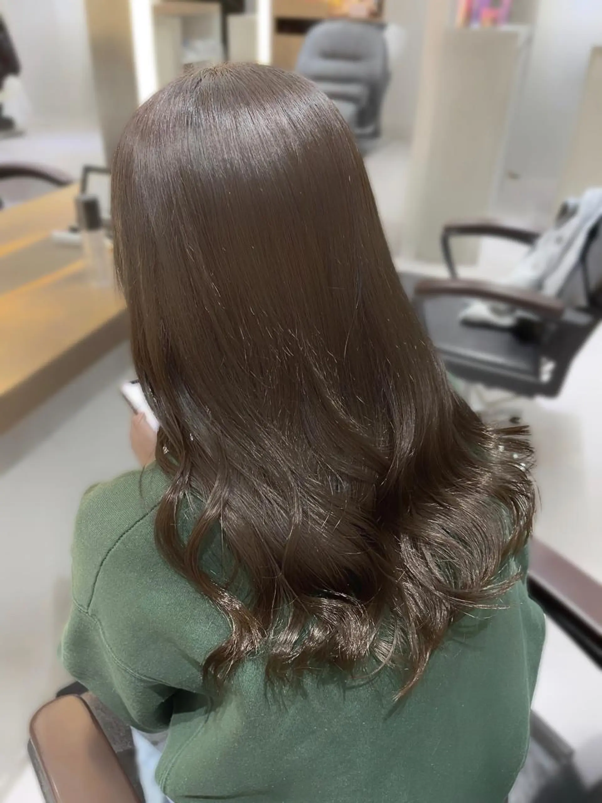 セミロング カラー ブリーチ ヘアカラー トリートメント レイヤーカット/ ブリーチカラー/雅人のヘアスタイル