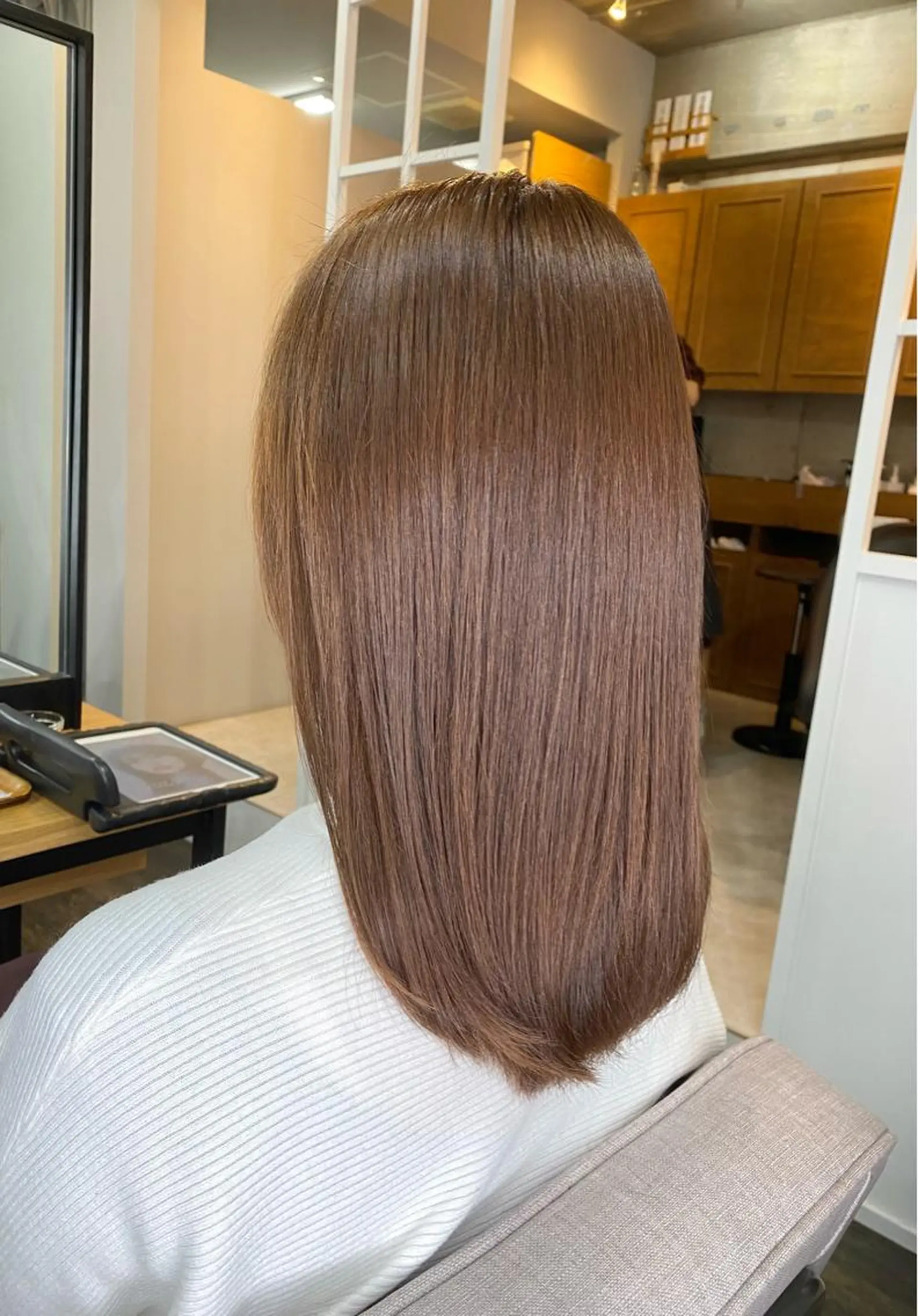 ミディアム パーマ ミディアムパーマ 酸性ストレート ストレートパーマ 縮毛矯正 トリートメント 統括マネージャー/ 髪のドクター/前原悟のヘアスタイル