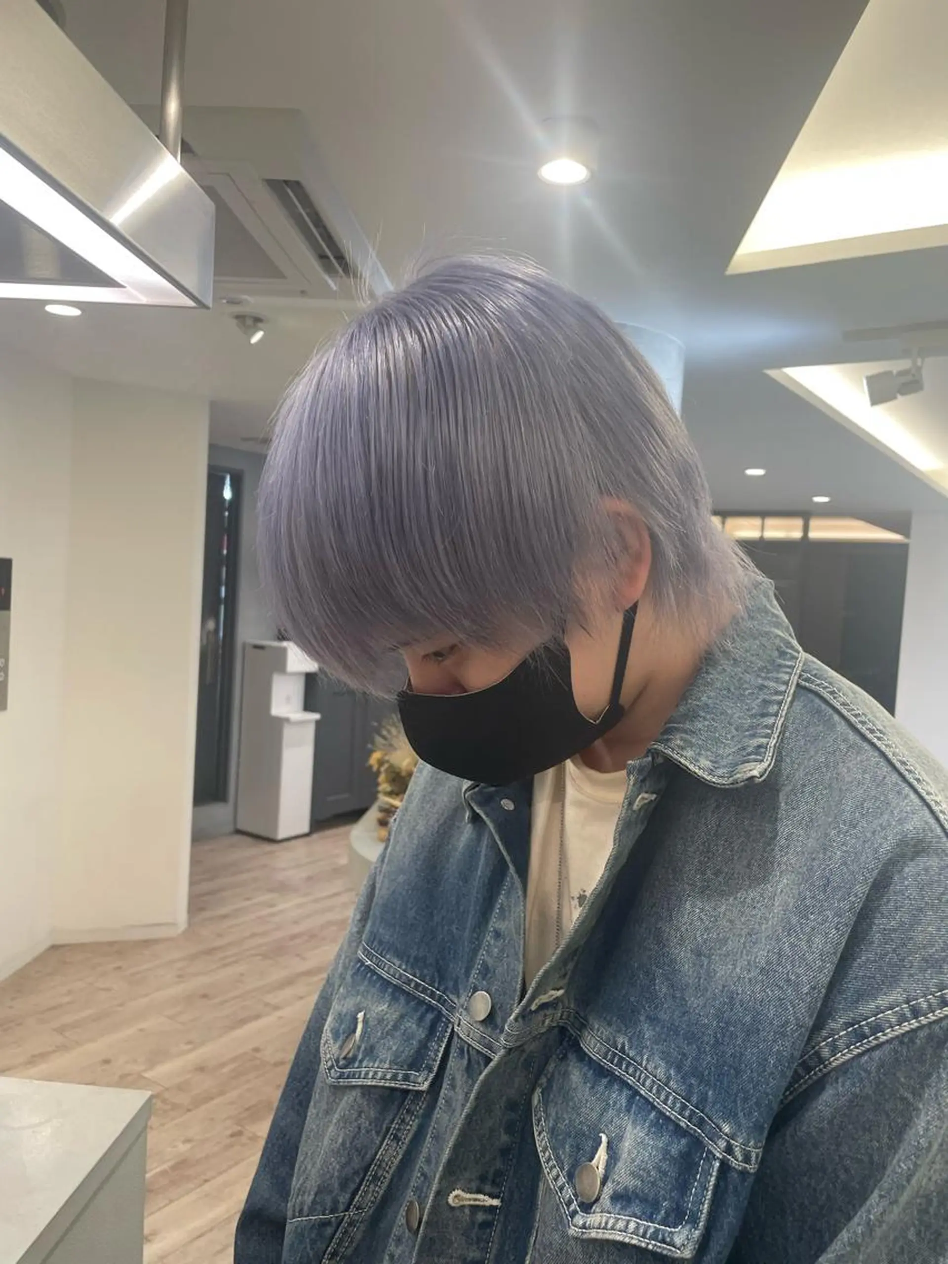 メンズ ヘアカラー トリートメント ♡似合わせハイトーン ♡maiのヘアスタイル