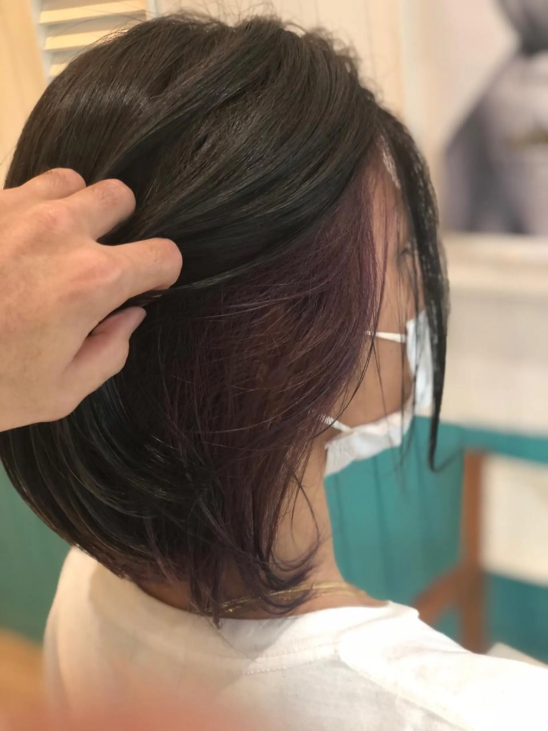 ミディアム カラー バイオレットカラー Snaly カラー特化ページのヘアスタイル