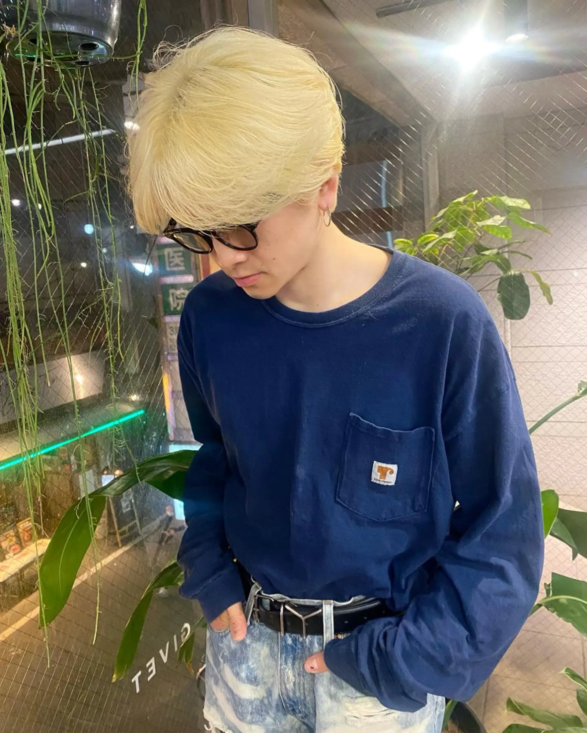 ショート カラー ヘアアレンジ ブリーチ GIVET (ジヴェ)所属・撮影モデル募集 🦋soemikaのヘアスタイル