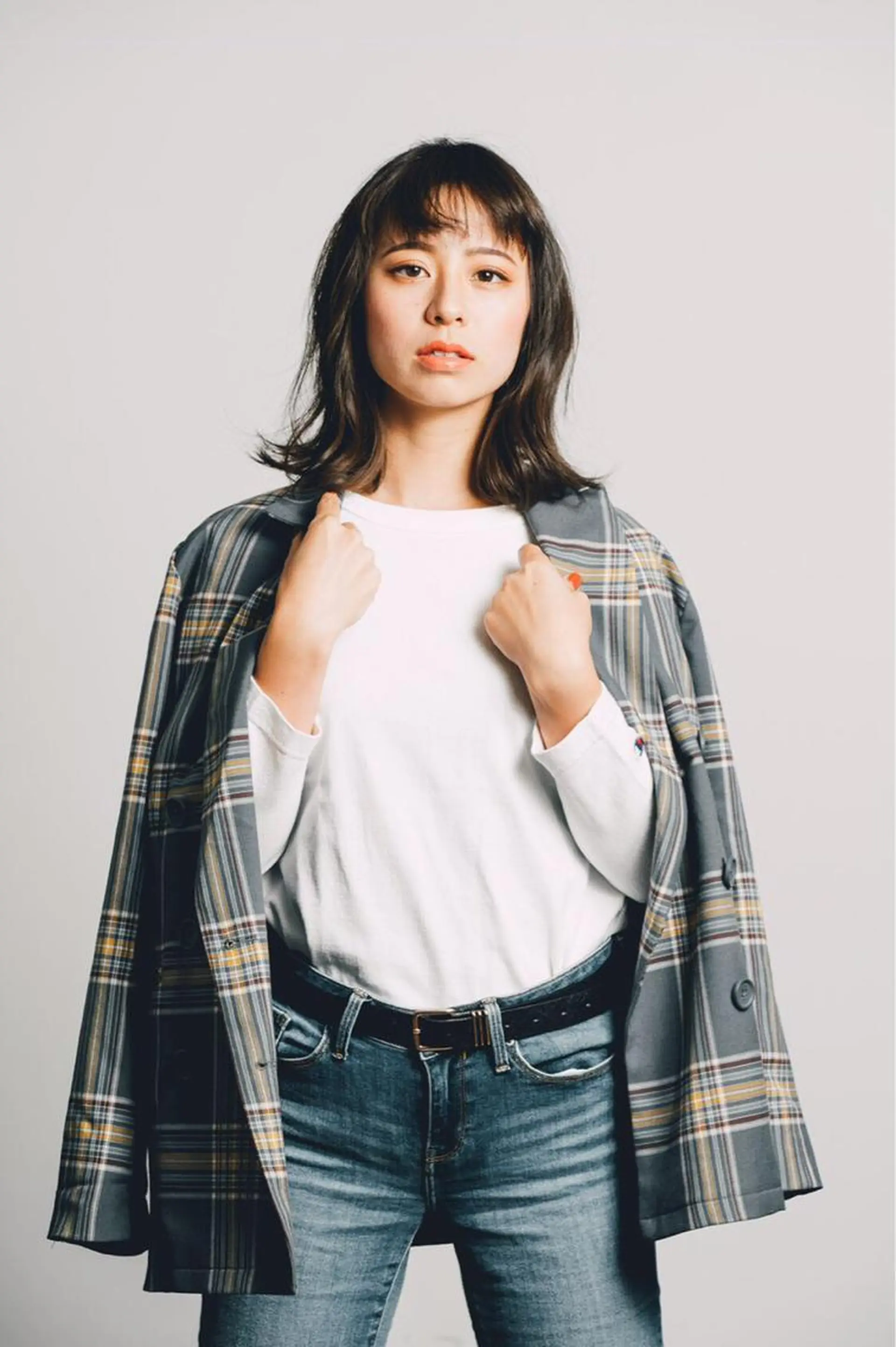 ミディアム カラー 外ハネヘア Sail所属・Sail 【セイル】のヘアスタイル