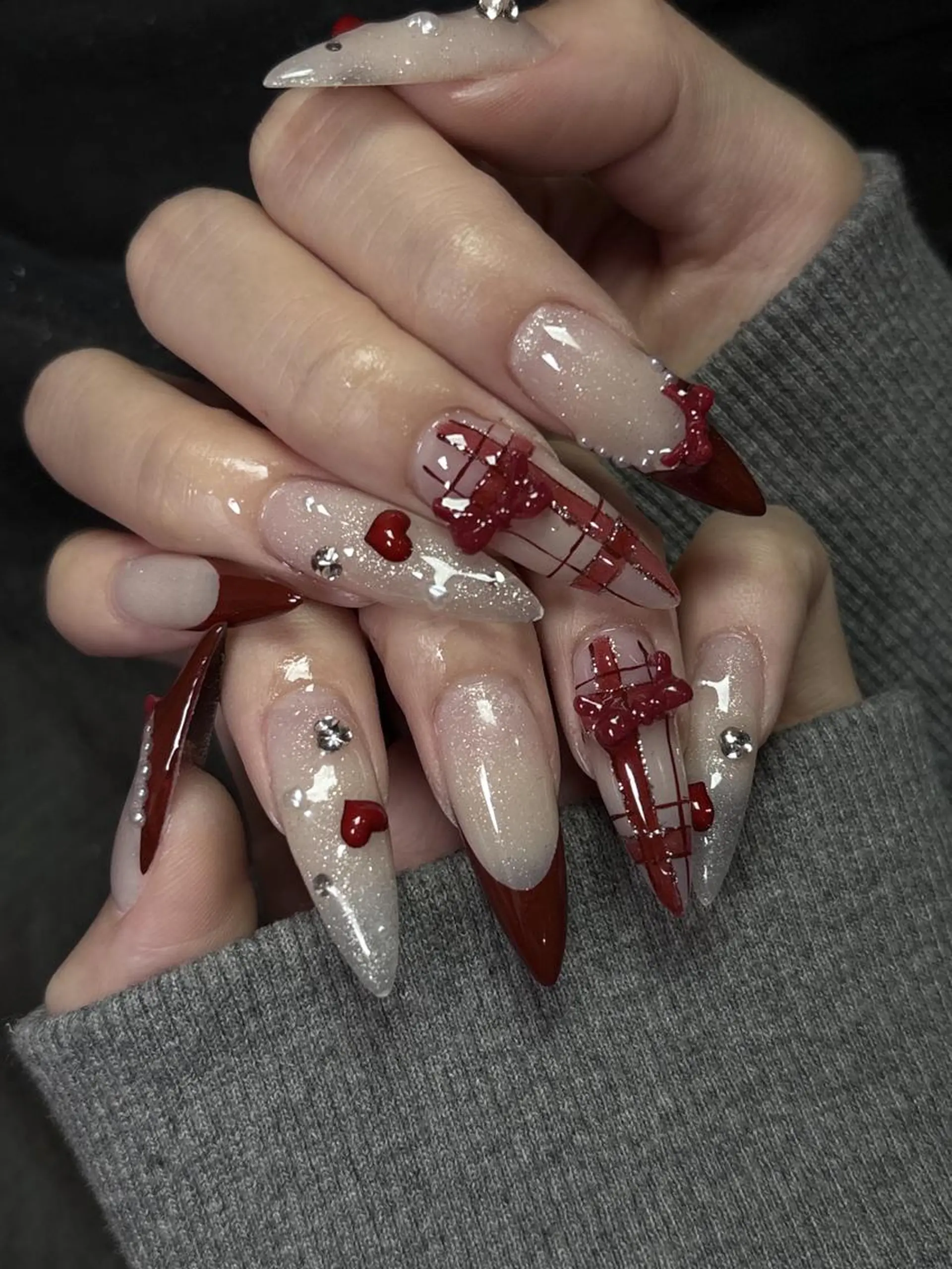 ネイル ハンドネイル Dark Honey karinのネイルデザイン